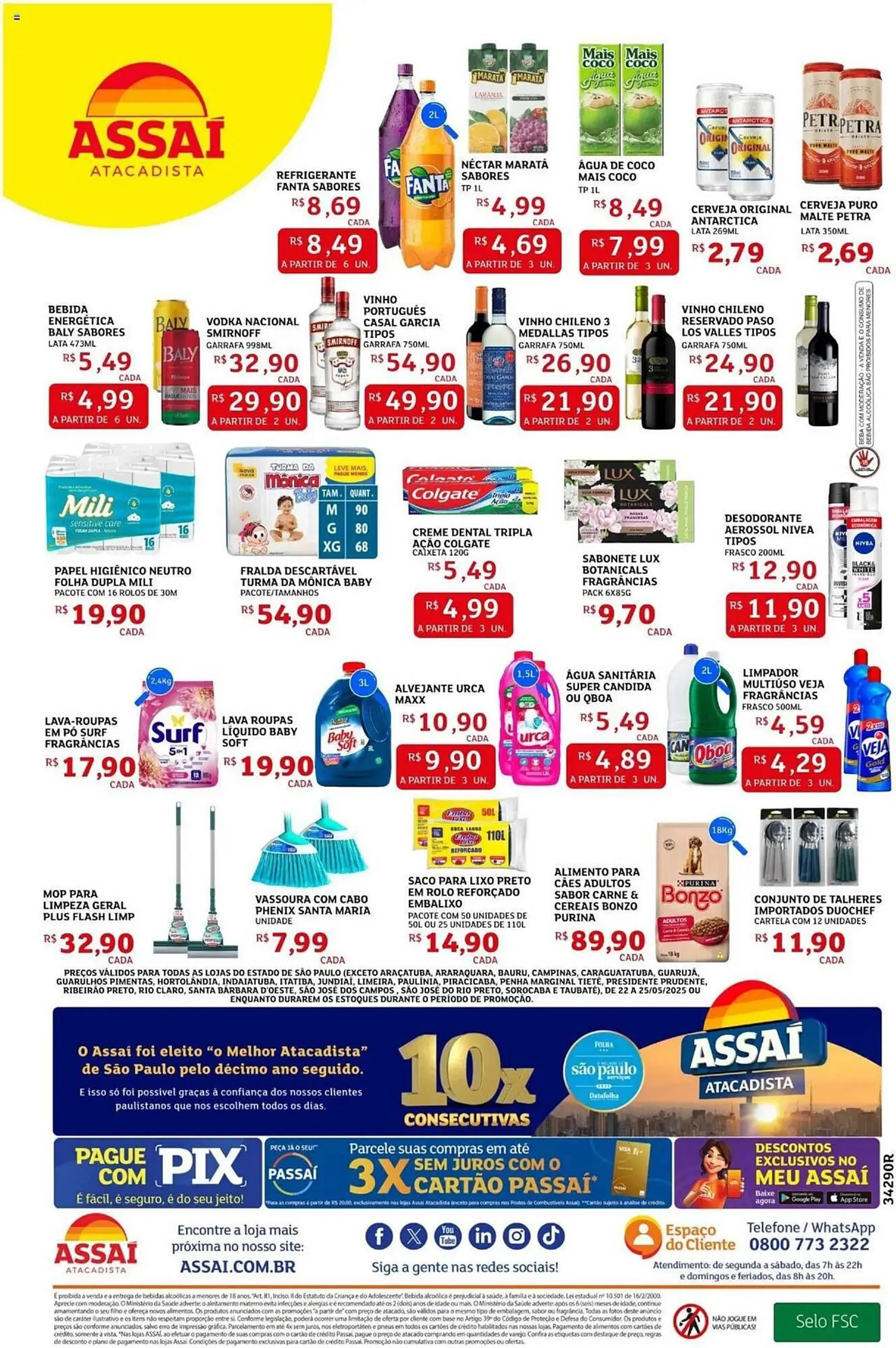 Encarte de Catálogo Assaí Atacadista 22 de maio até 25 de maio 2025 - Pagina 4