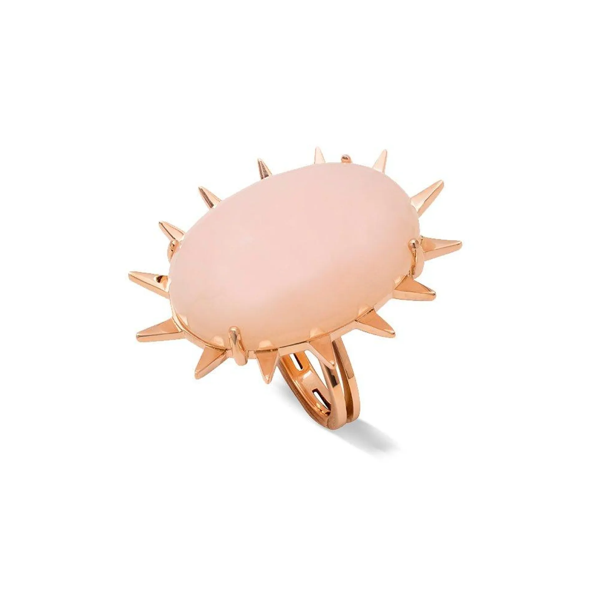 Anel Dolce Vita | Ouro Rosa 18K com Opala