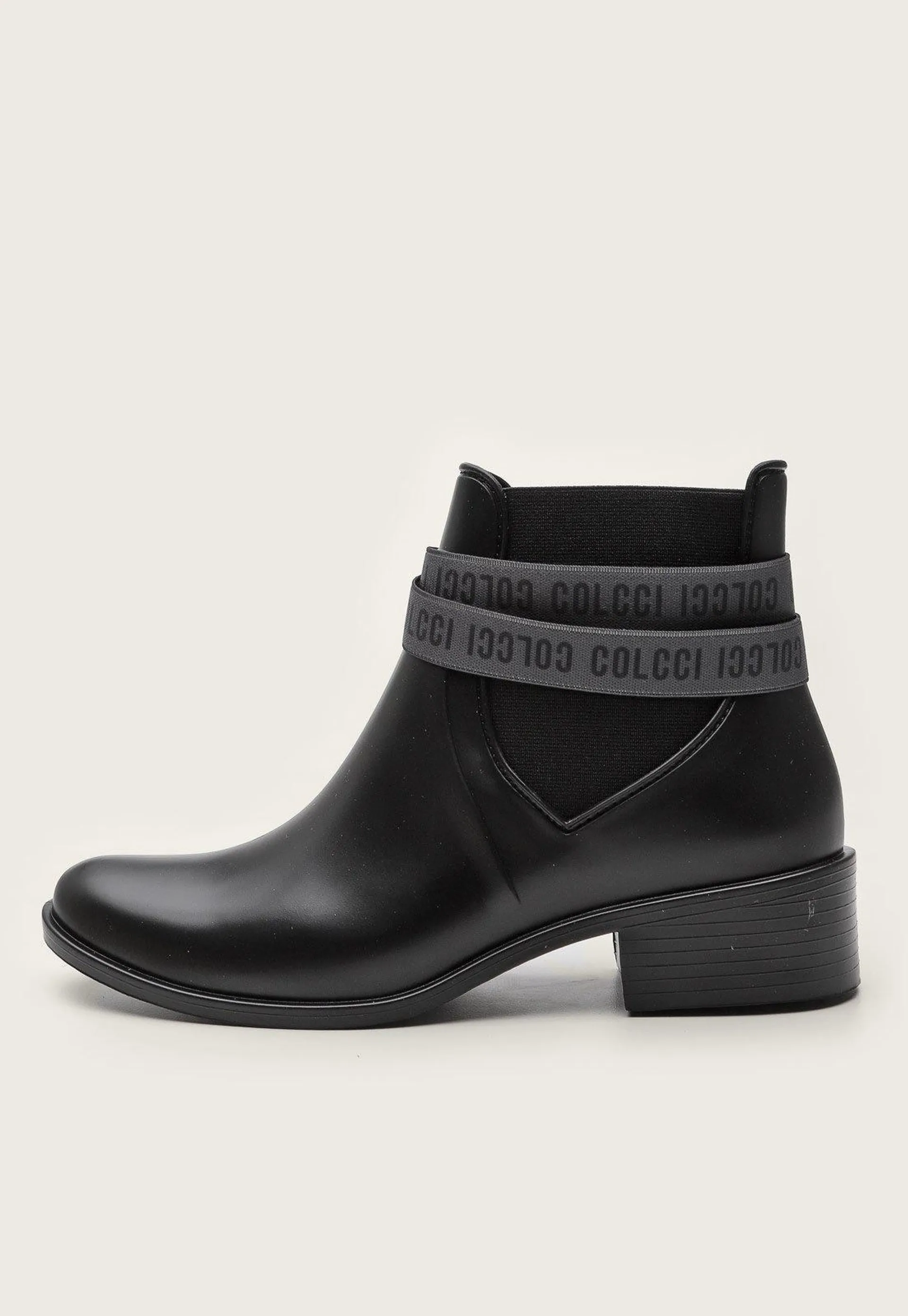 Bota Chelsea Colcci Lettering Preta