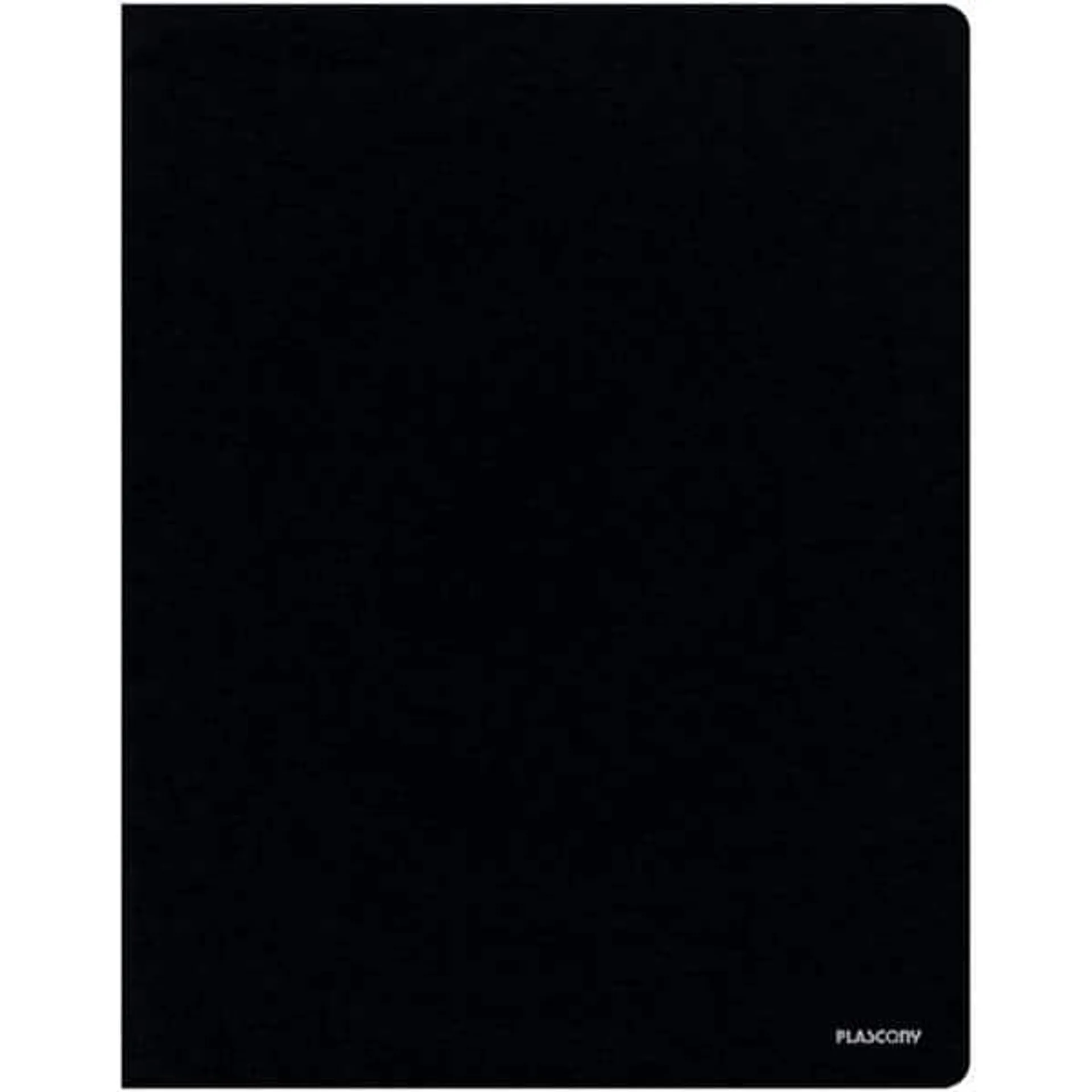 Pasta catálogo com 10 envelopes, A4, Preto, PAL-01324, Plascony - PT 1 UN