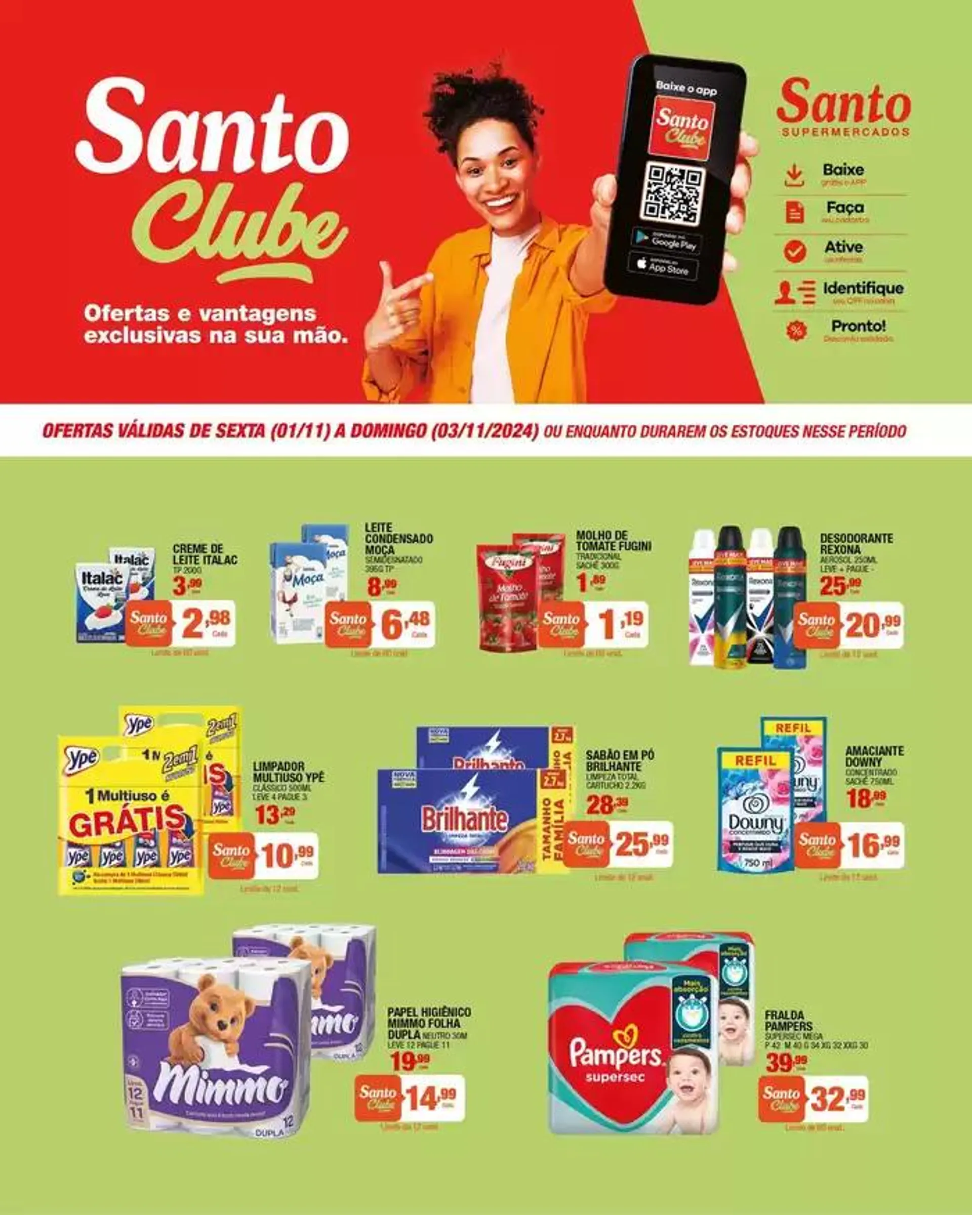 Encarte de Encarte Santo Supermercados 30 de outubro até 5 de novembro 2024 - Pagina 2