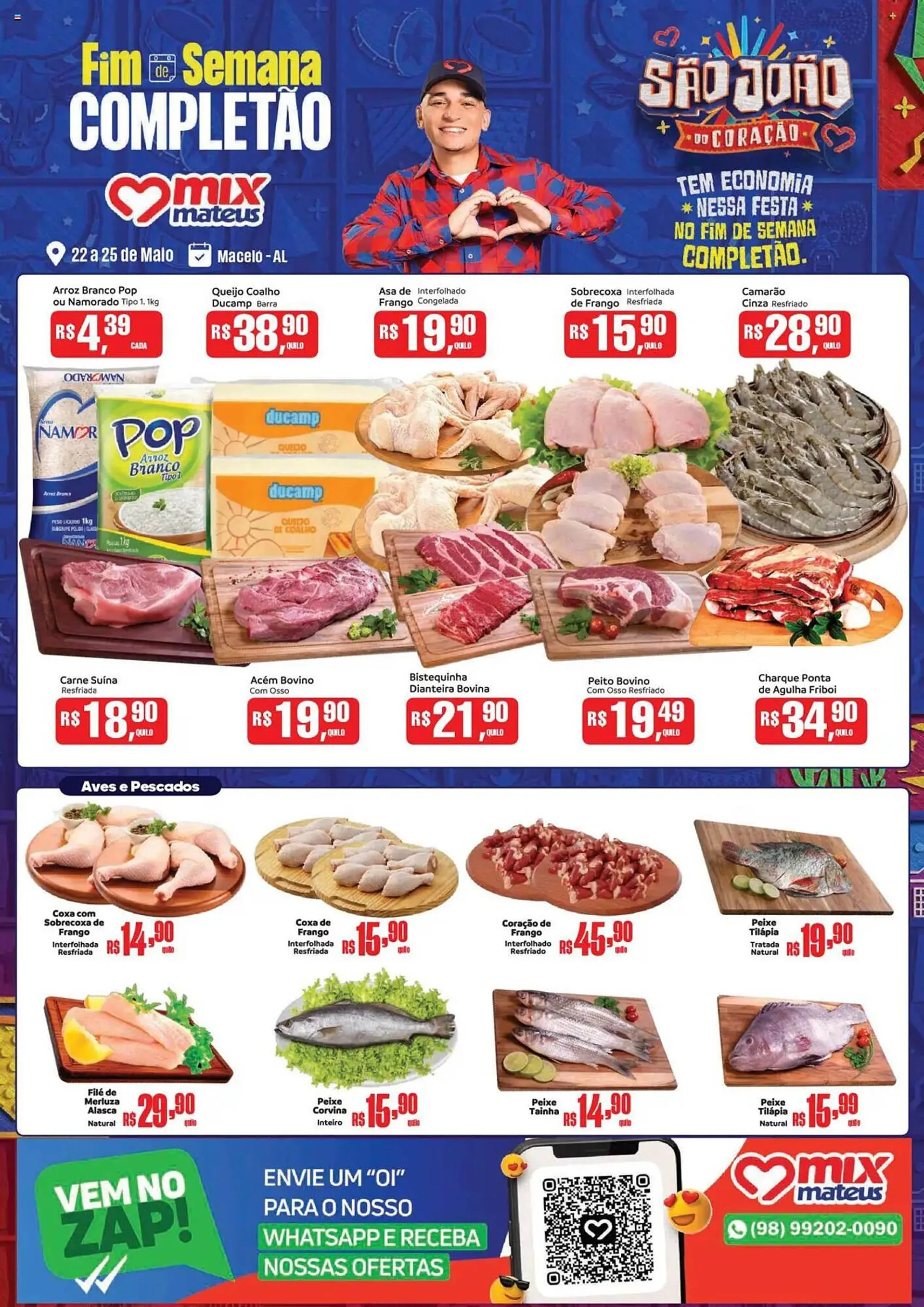 Encarte de Catálogo Supermercados Mateus 22 de maio até 25 de maio 2025 - Pagina 1