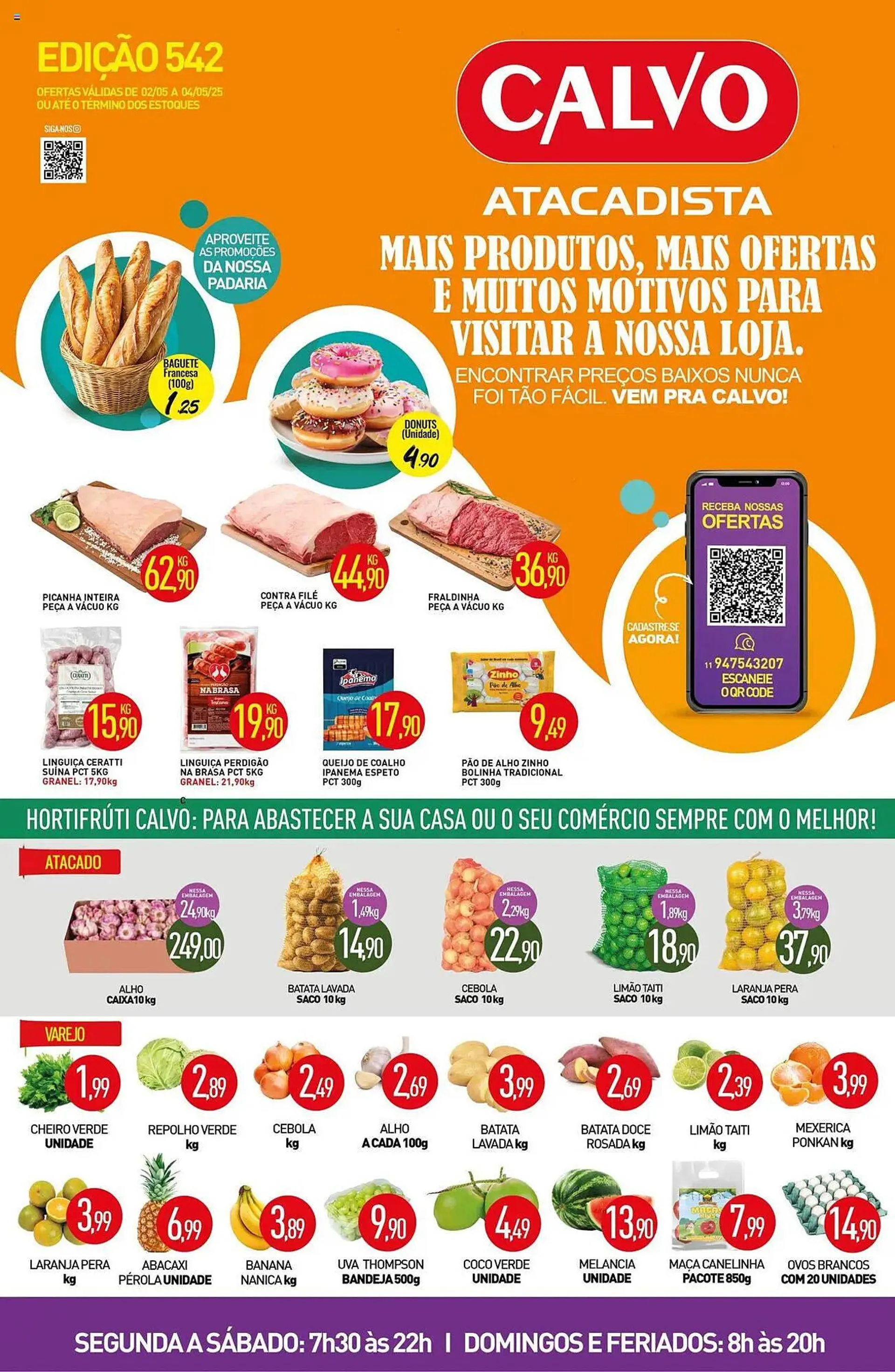 Encarte de Catálogo Calvo Atacadista 2 de maio até 4 de maio 2025 - Pagina 1
