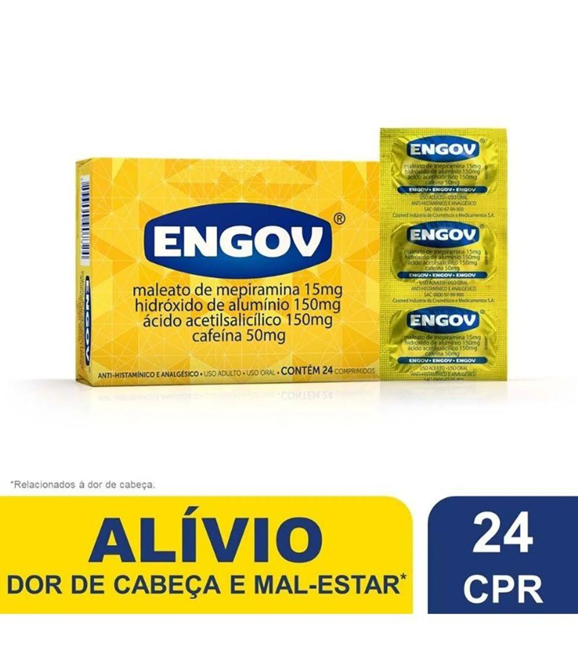 Engov Com 24 Comprimidos