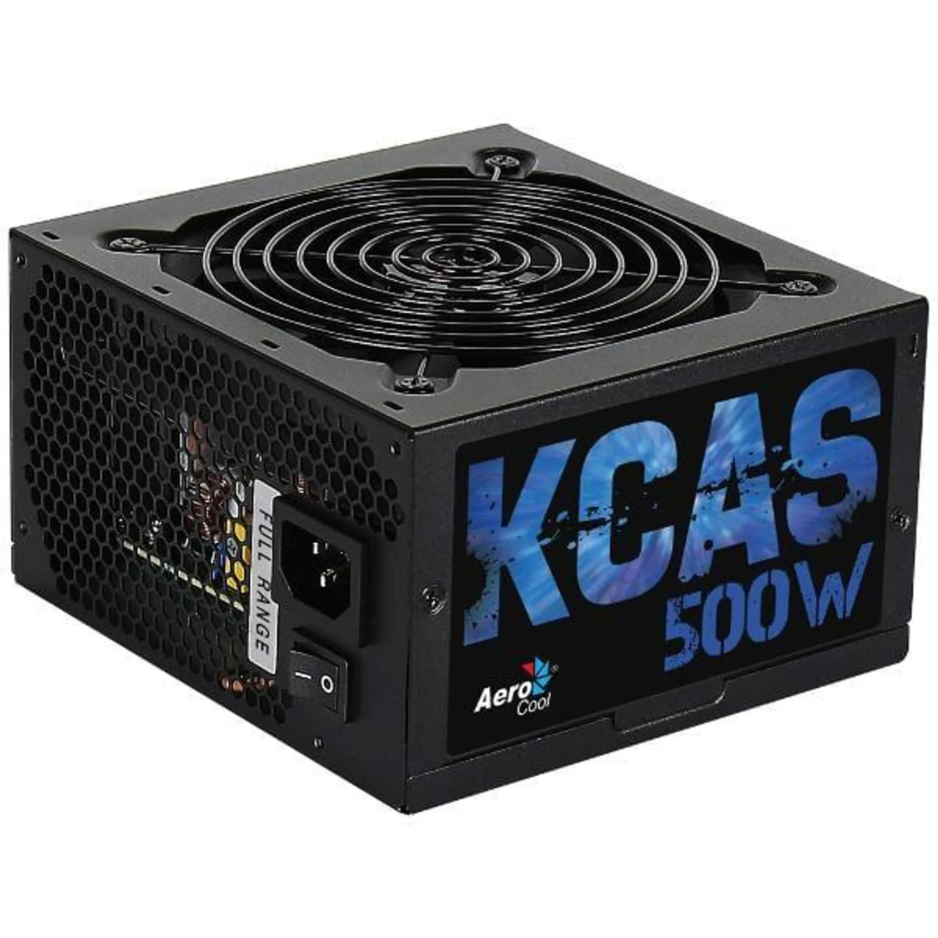 Fonte Gamer ATX Aerocool KCAS 500W 80 Plus Bronze, PFC Ativo, Bivolt Automática