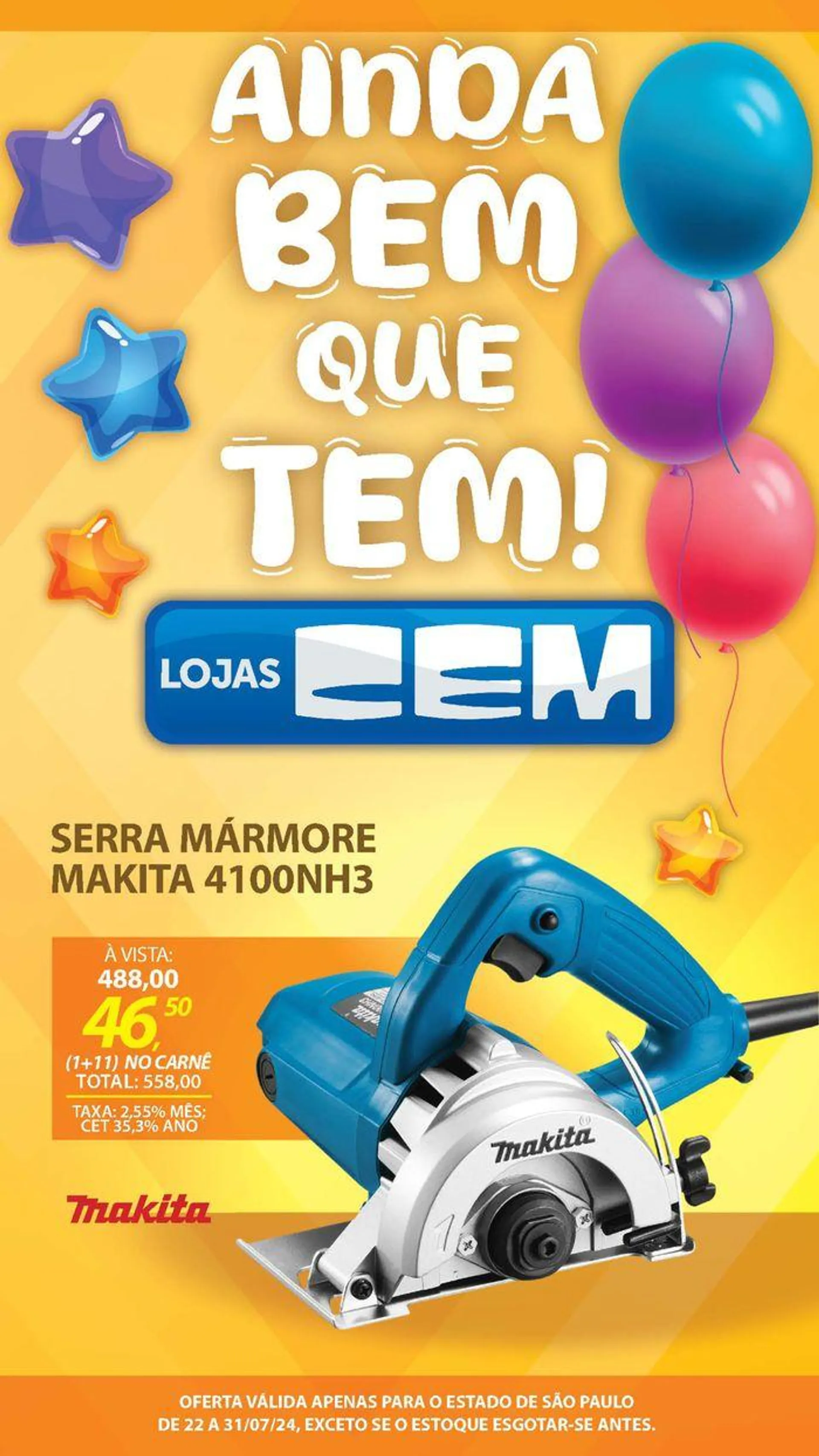 Oferta Lojas Cem - 59