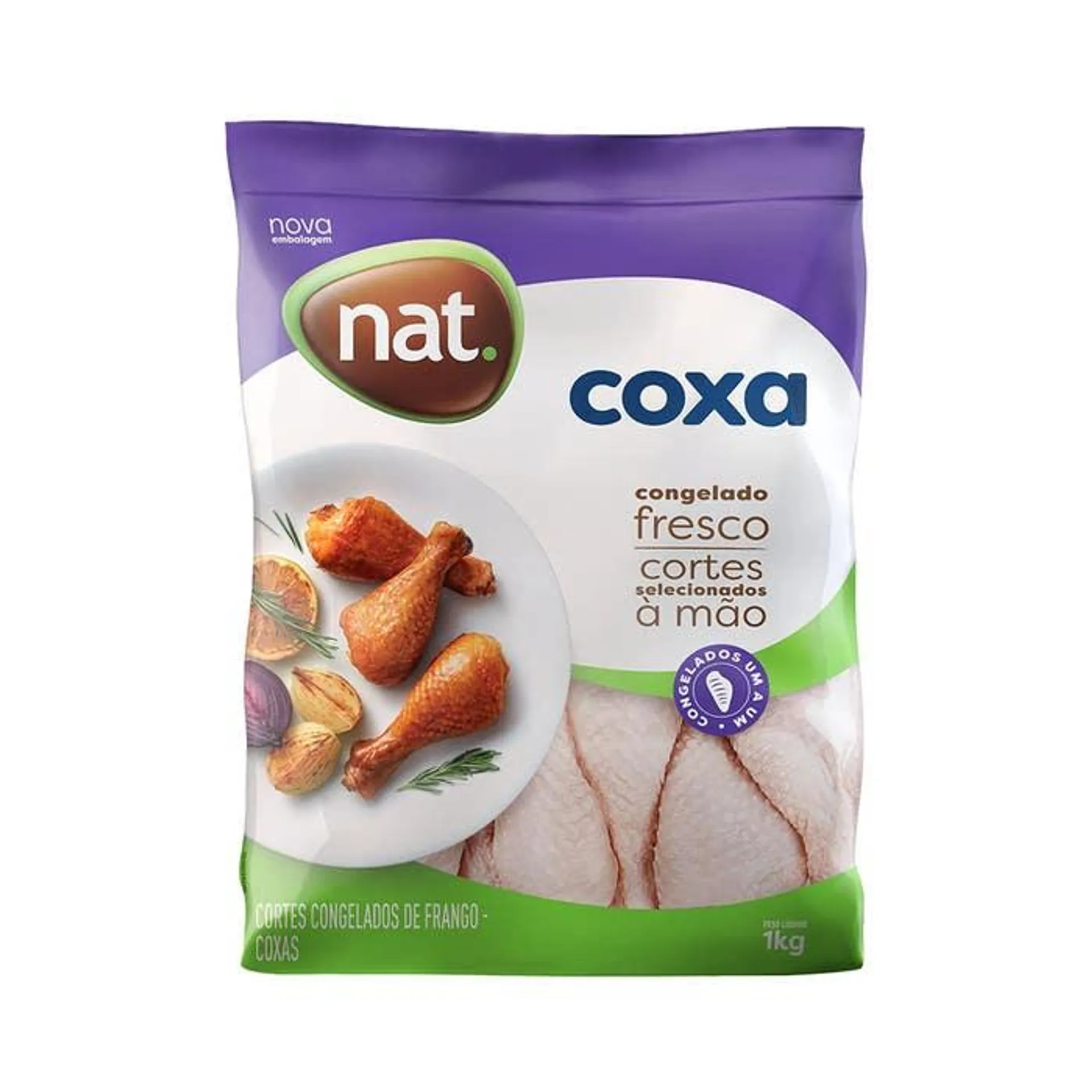 Coxa De Frango Congelado Nat 1kg