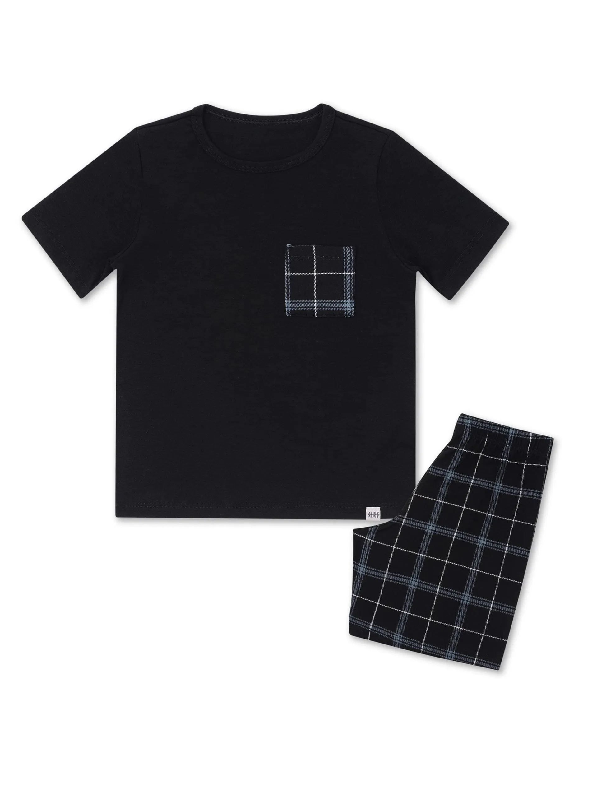 Pijama Infantil Masculino Black Chess