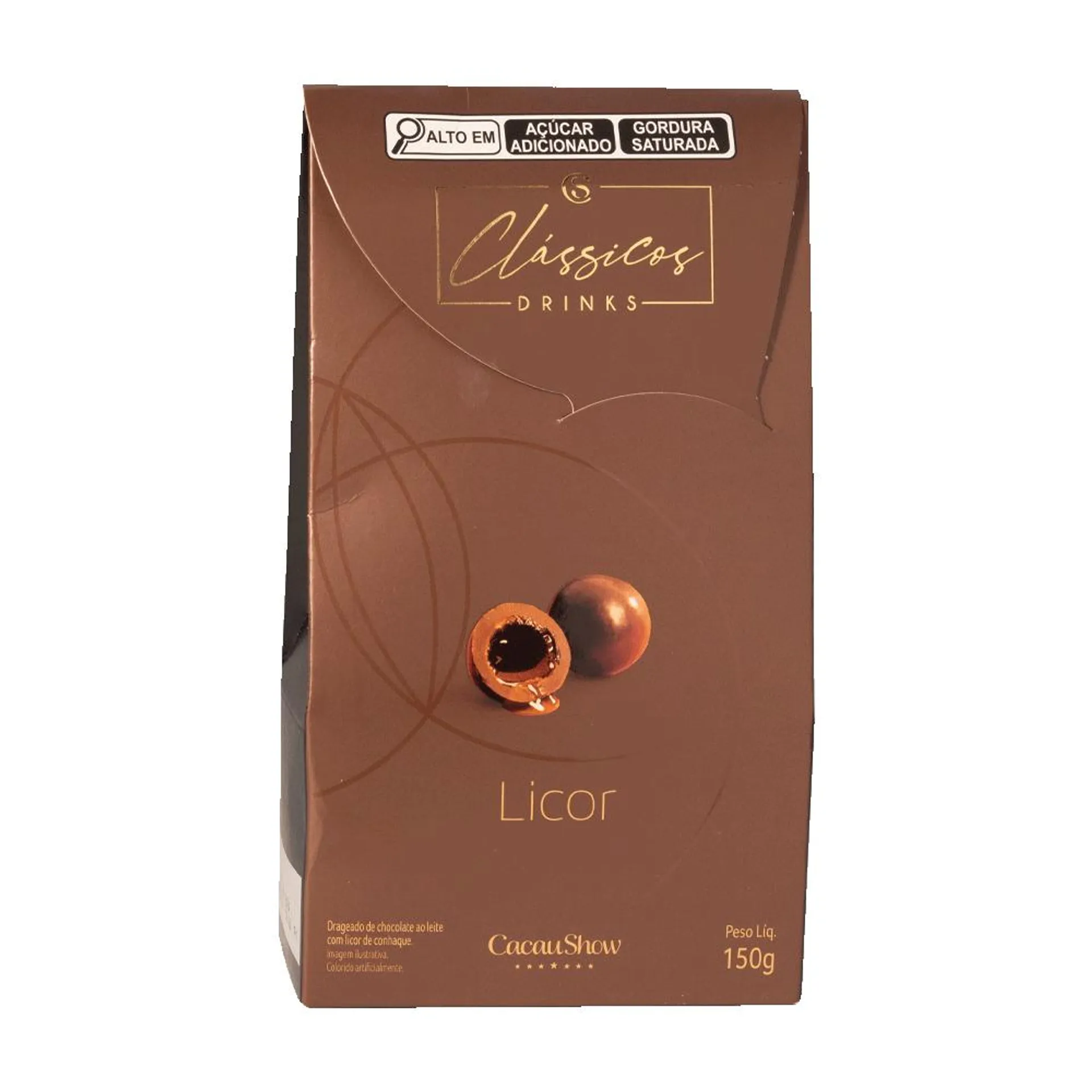 Drageados Clássicos ao Leite com Licor 150g