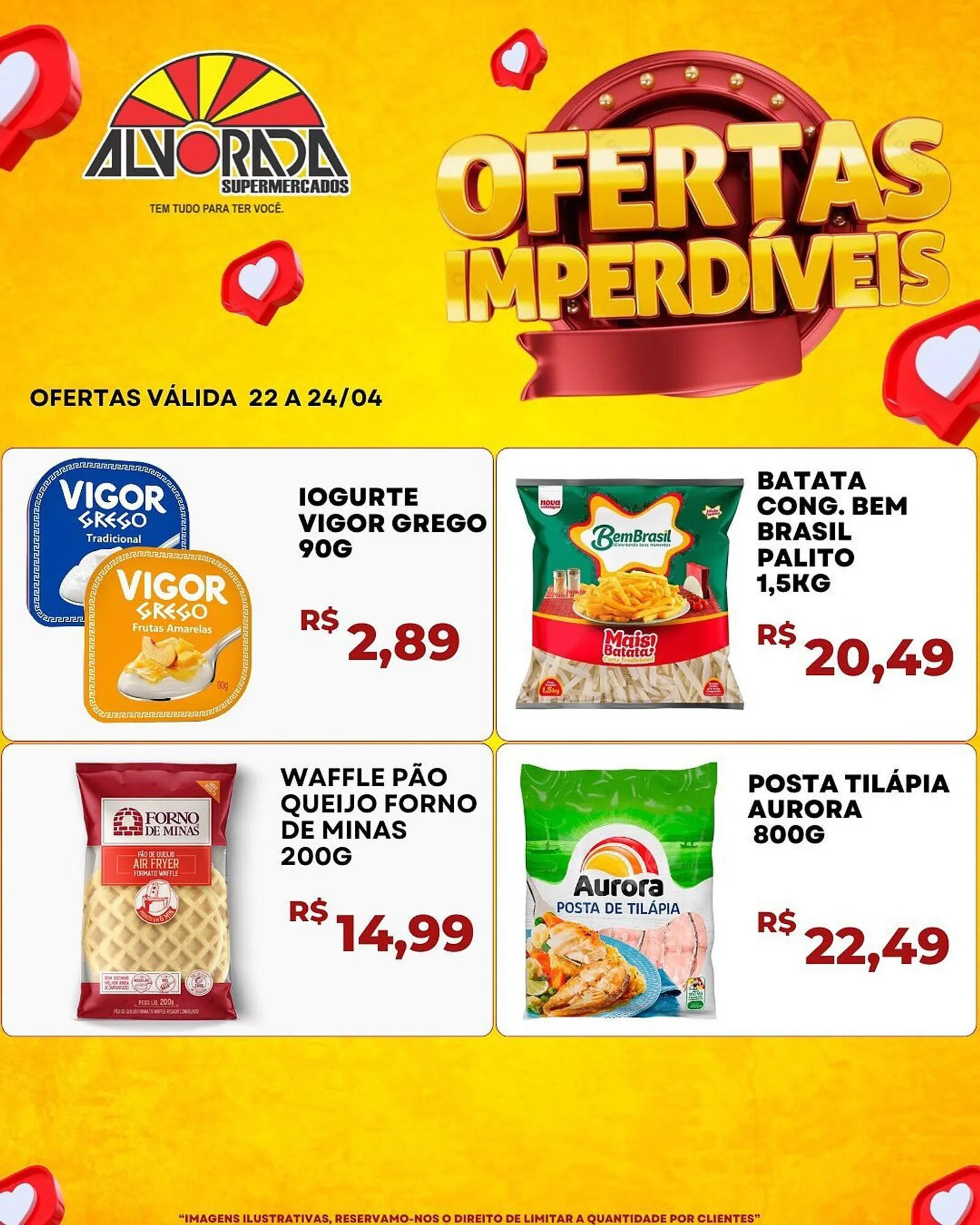 Encarte de Catálogo Alvorada Supermercados 22 de abril até 24 de abril 2025 - Pagina 3