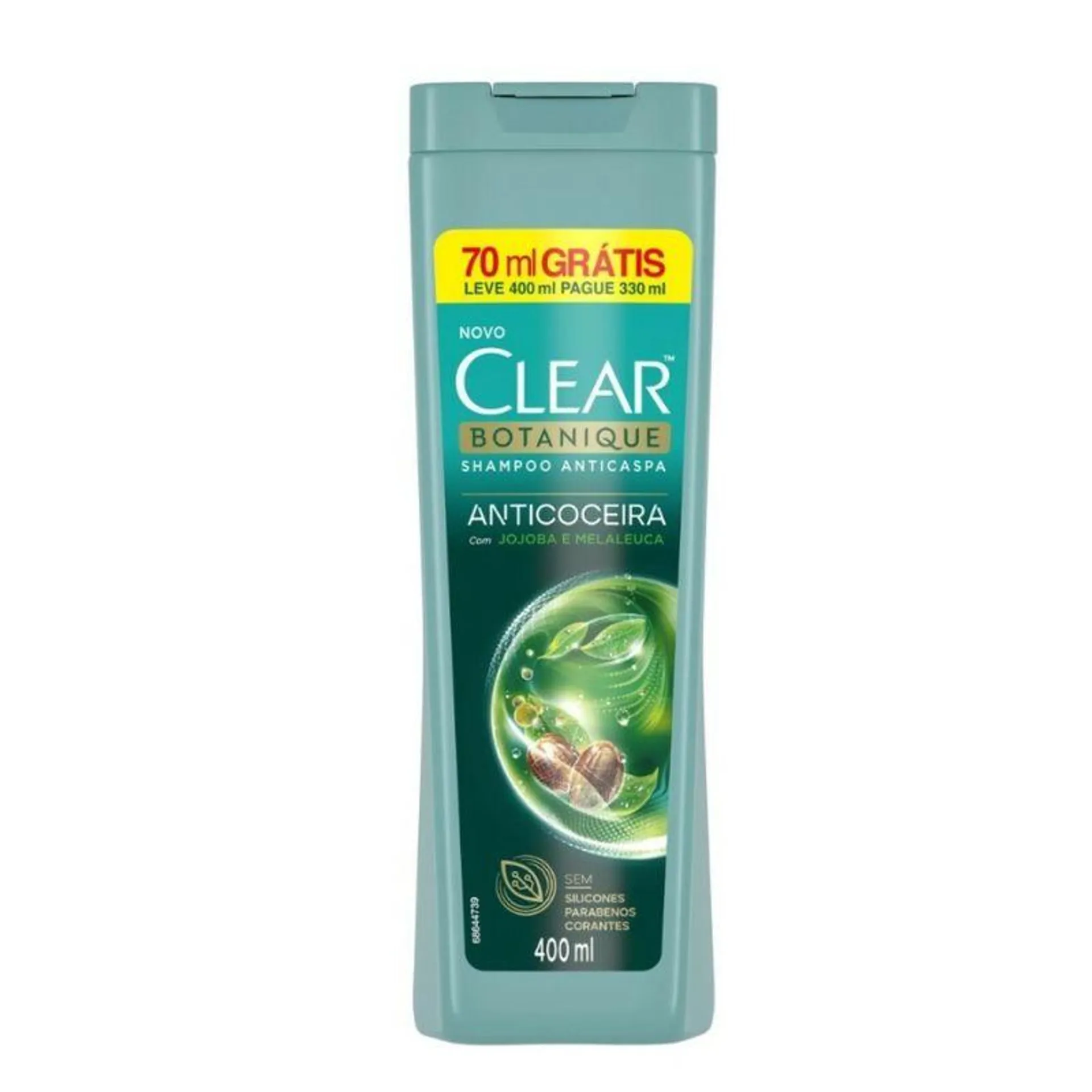 Shampoo Clear Botanique Anticaspa e Anticoceira Leve 400ml Pague 330ml