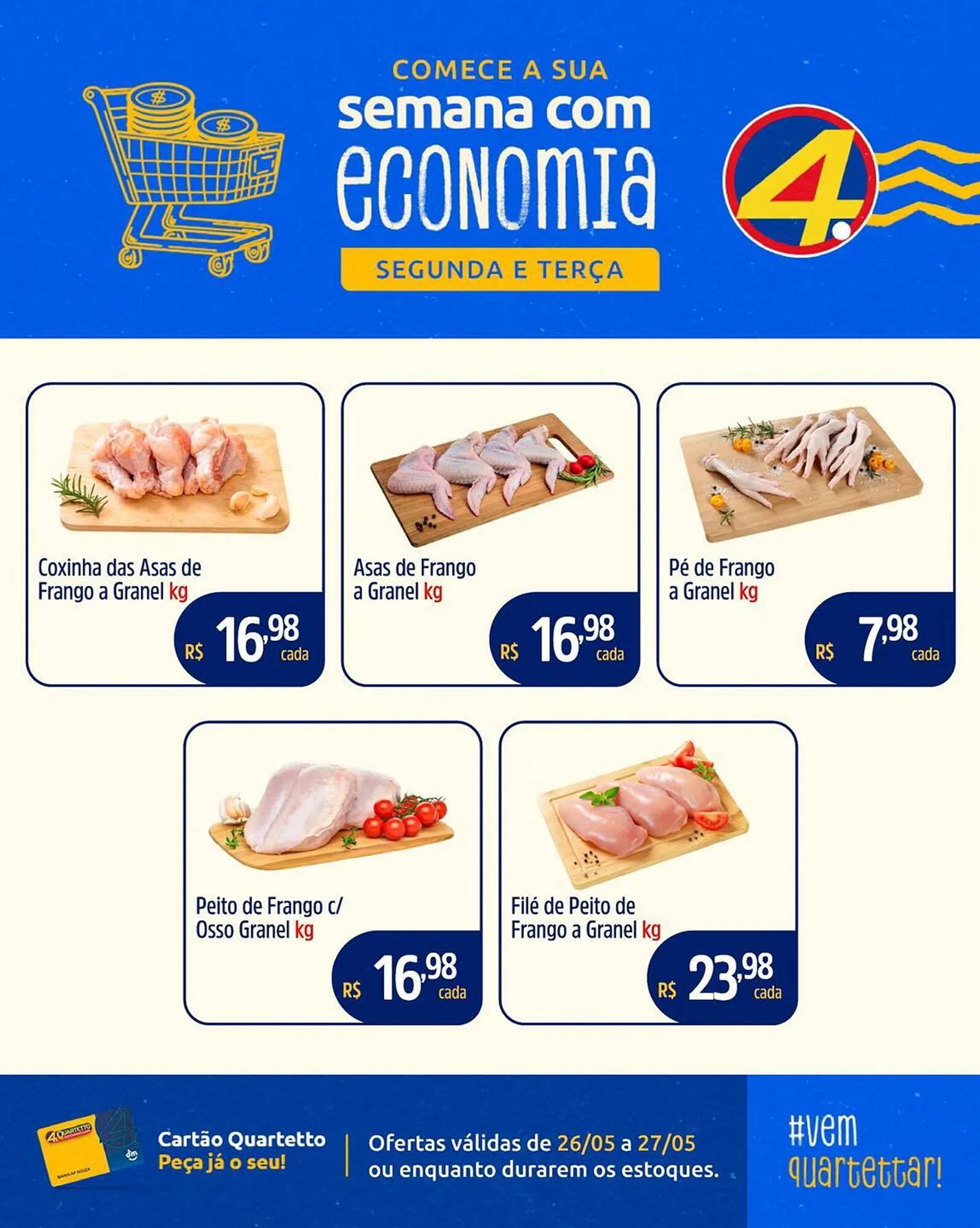 Encarte de Catálogo Quartetto Supermercados 26 de maio até 27 de maio 2025 - Pagina 3