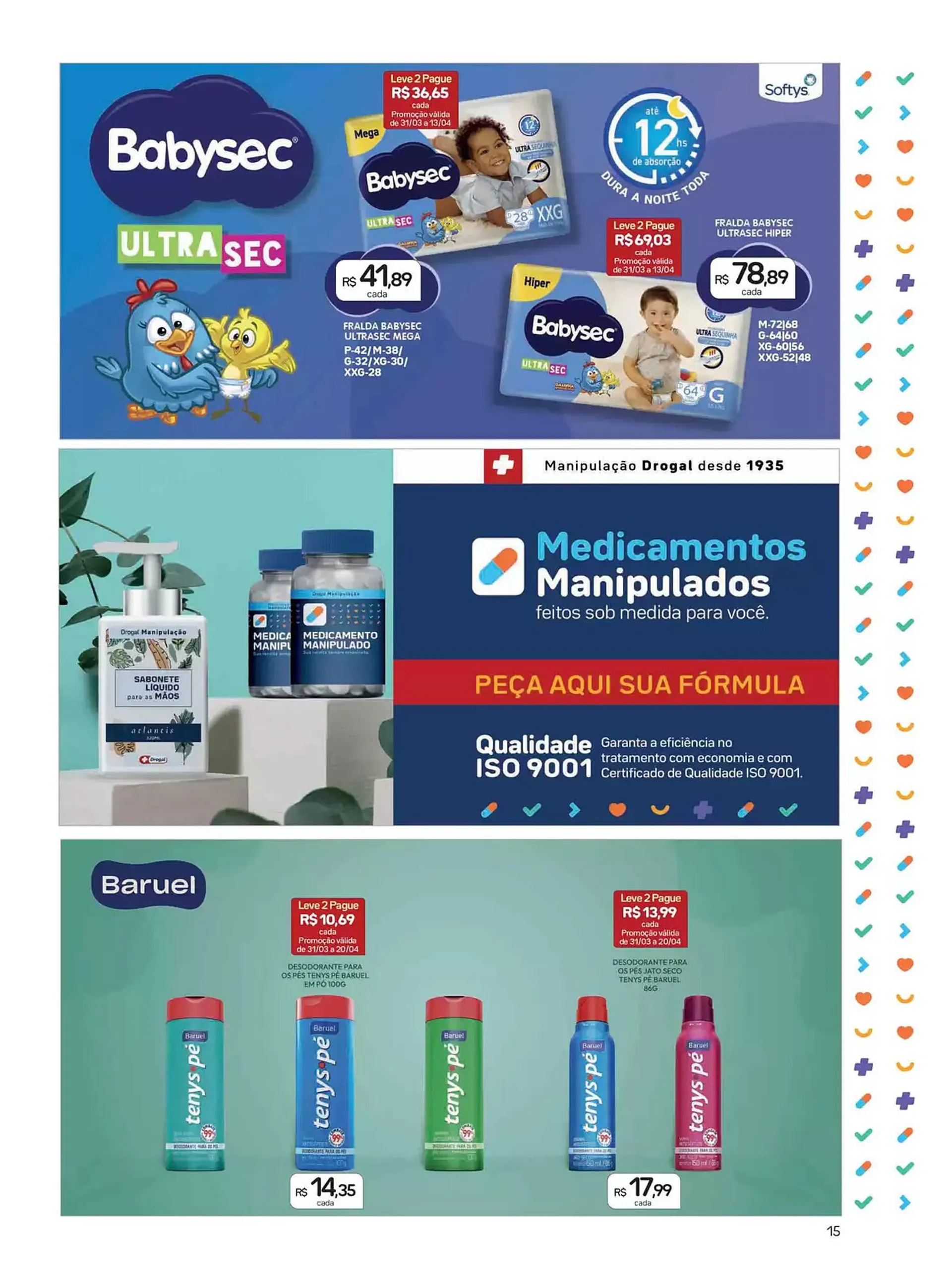 Encarte de Catálogo Drogal 31 de março até 4 de maio 2025 - Pagina 15