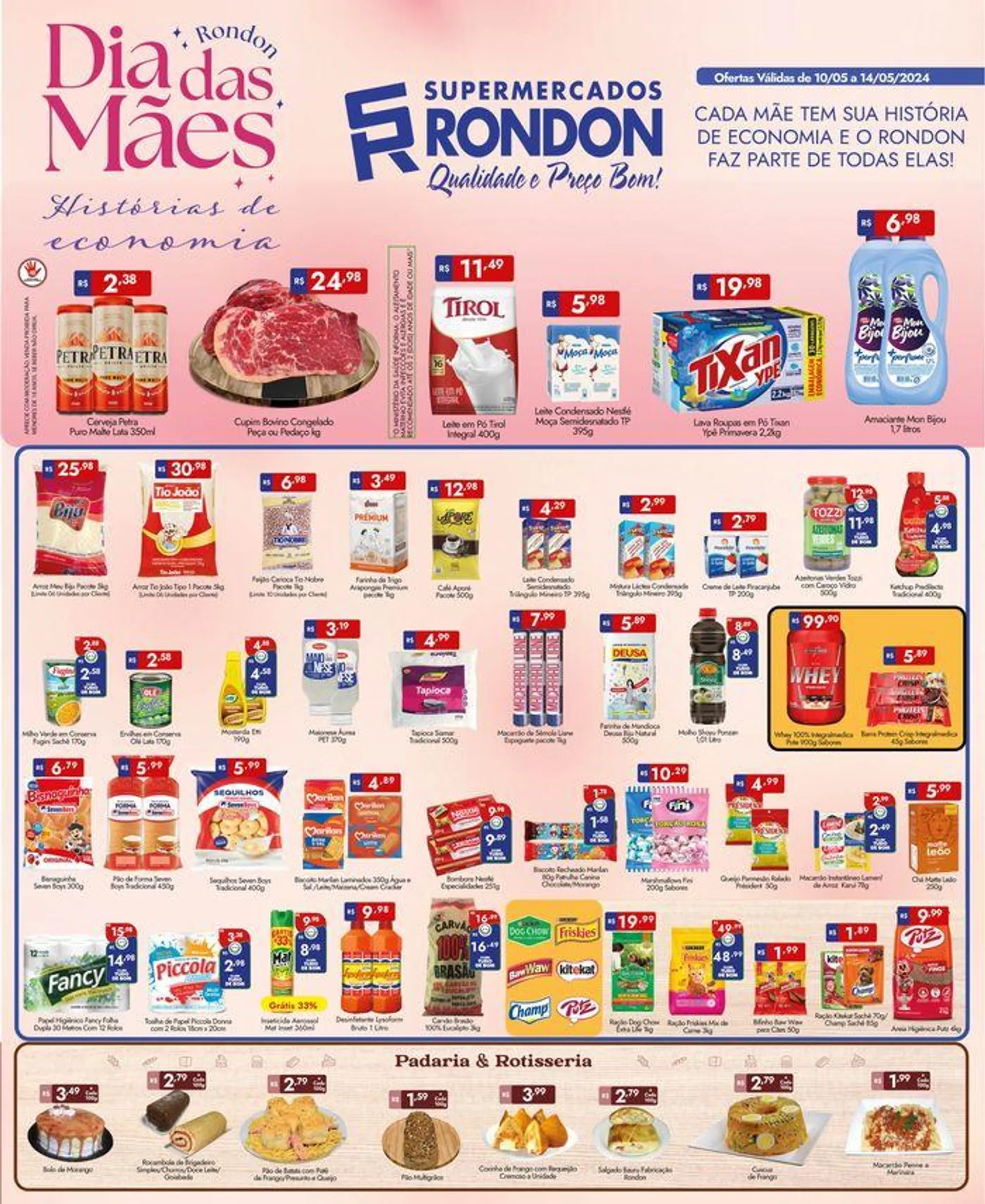 Encarte de Ofertas Supermercados Rondon 10 de maio até 14 de maio 2024 - Pagina 1