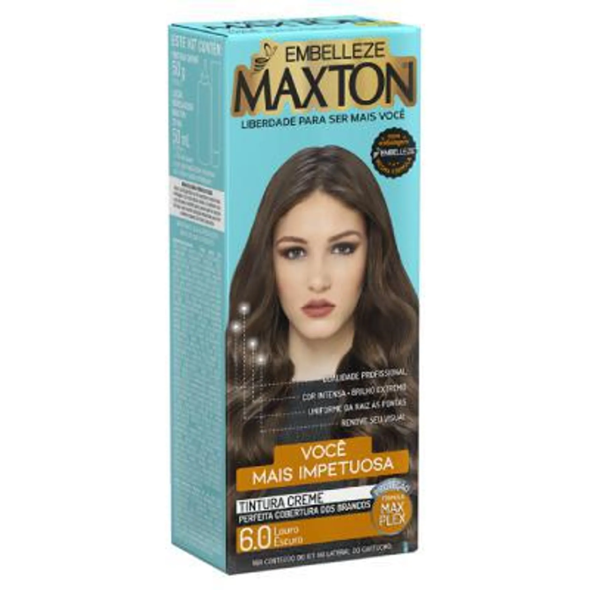 Tintura Maxton Creme N.6.0 Louro Escuro