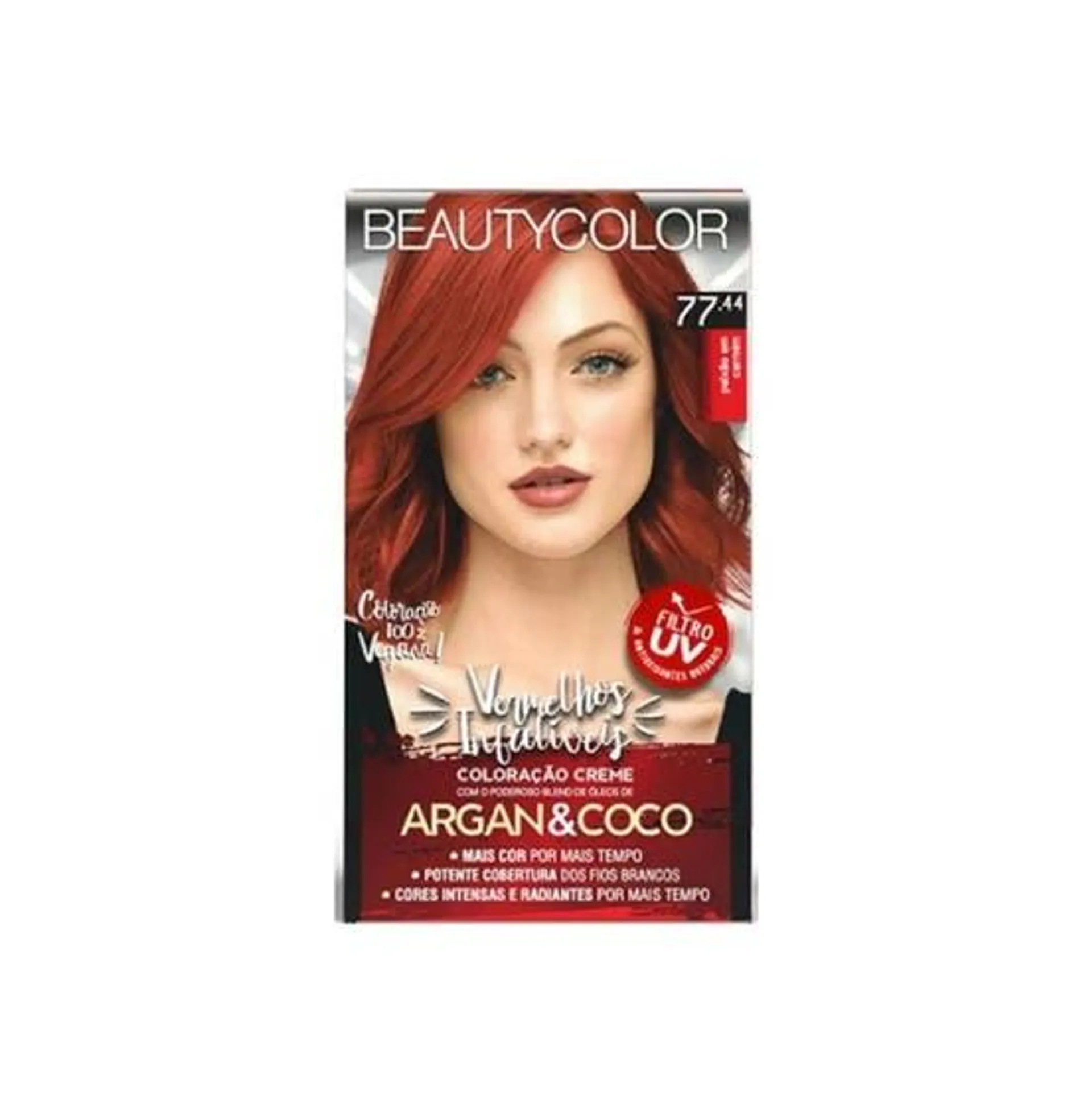 Tintura Beauty Color Kit 77.44 Vermelho Sedução