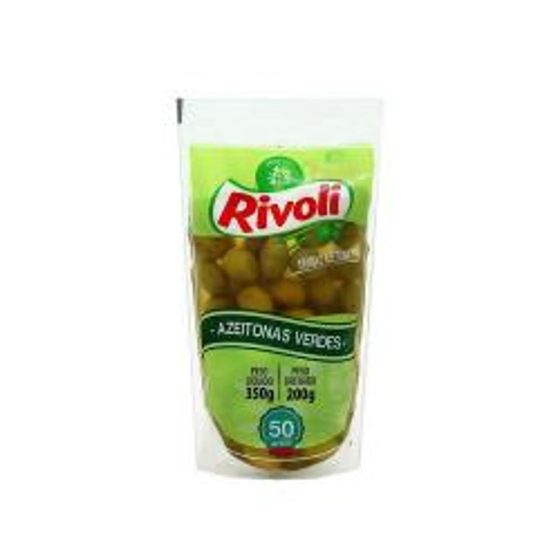 Azeitona Verde Rivoli Sachê 200g