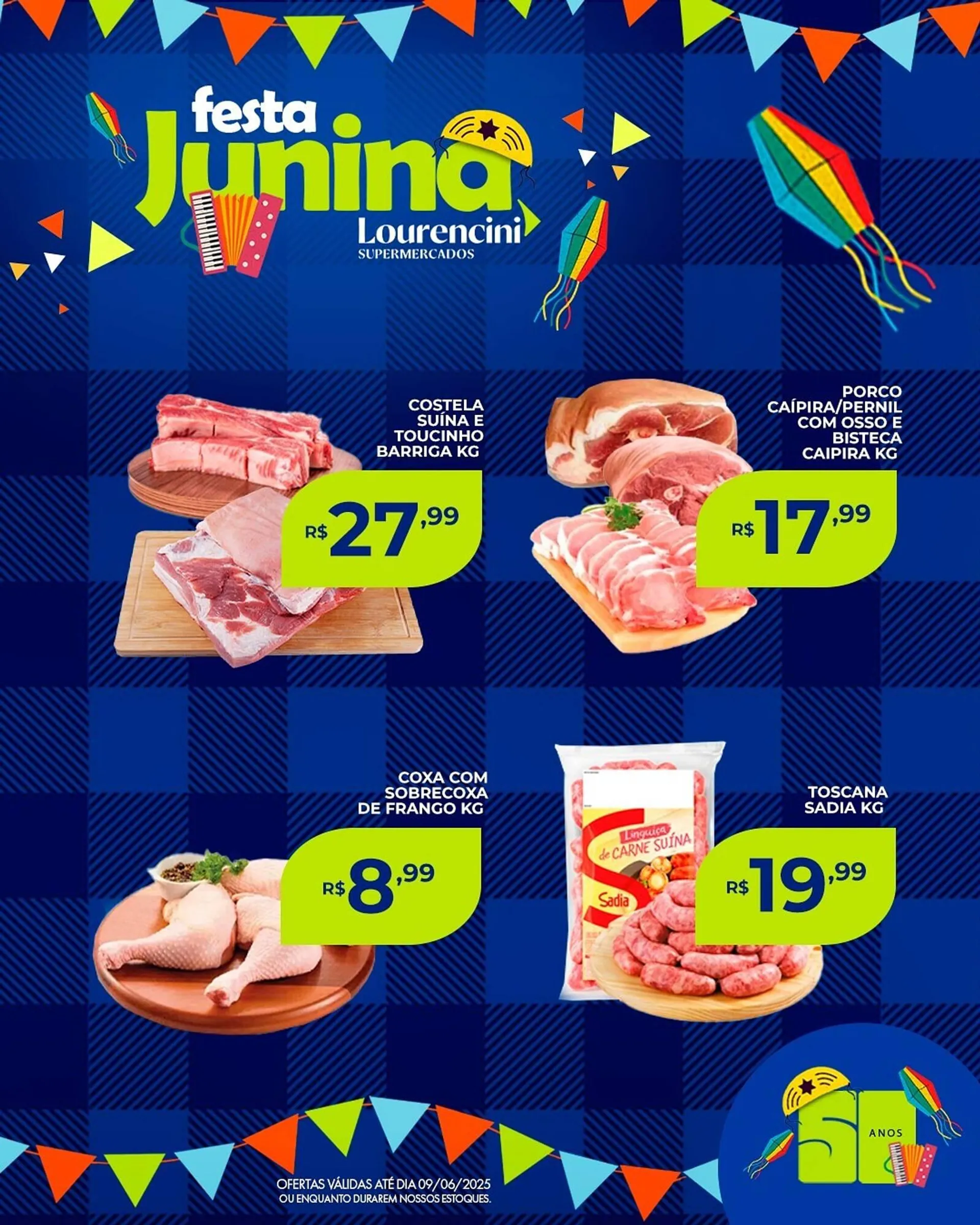 Encarte de Catálogo Lourencini Supermercados 7 de junho até 9 de junho 2025 - Pagina 2