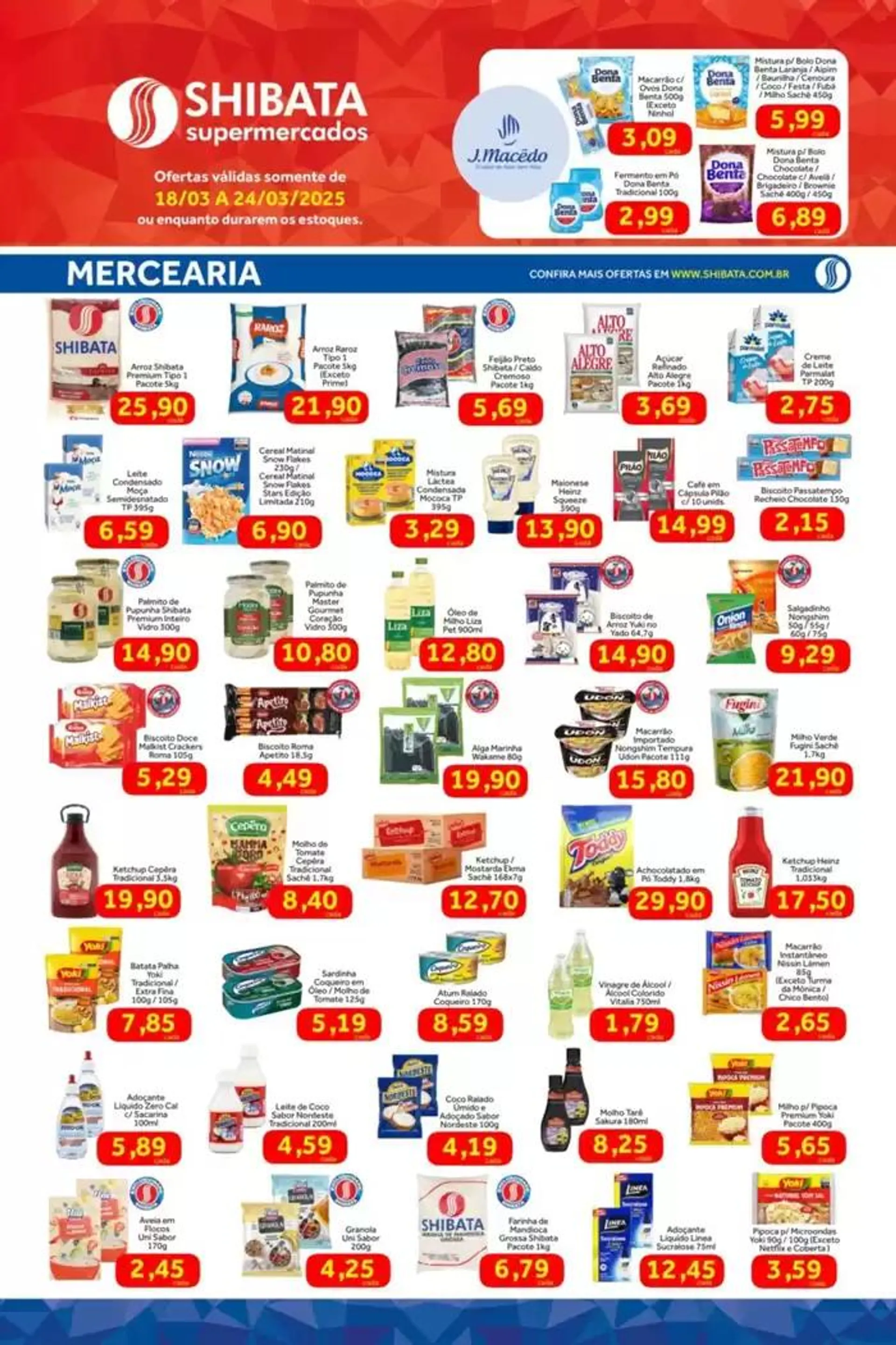 Encarte de Encarte Shibata Supermercados 18 de março até 19 de março 2025 - Pagina 2