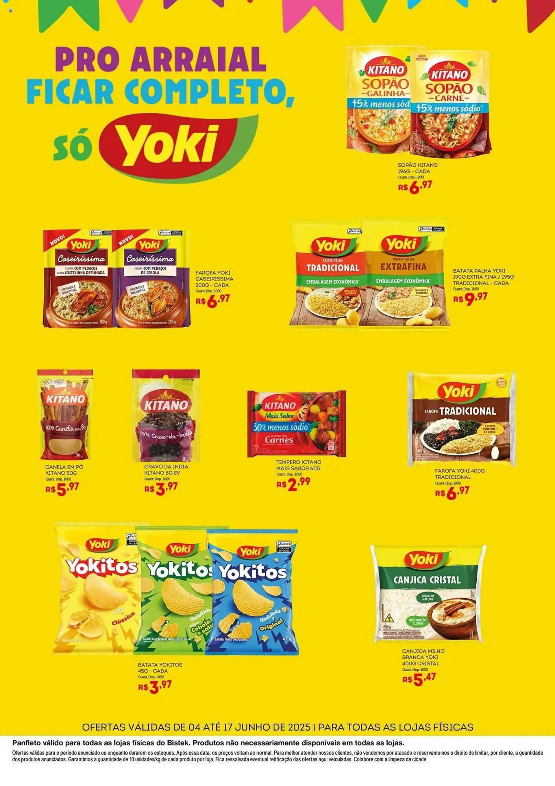 Encarte de Catálogo Bistek Supermercados 4 de junho até 17 de junho 2025 - Pagina 2
