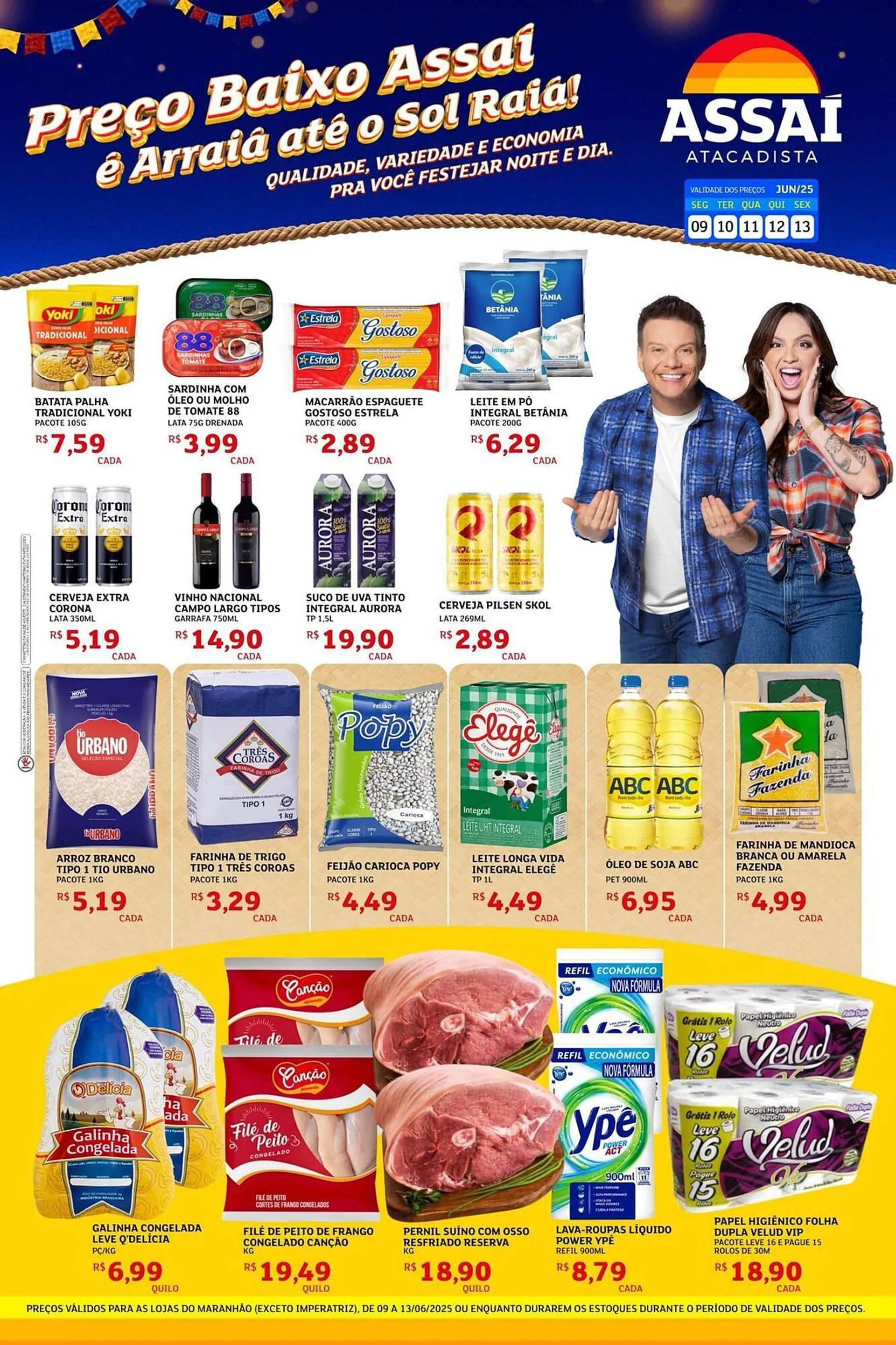Encarte de Catálogo Assaí Atacadista 10 de junho até 13 de junho 2025 - Pagina 1