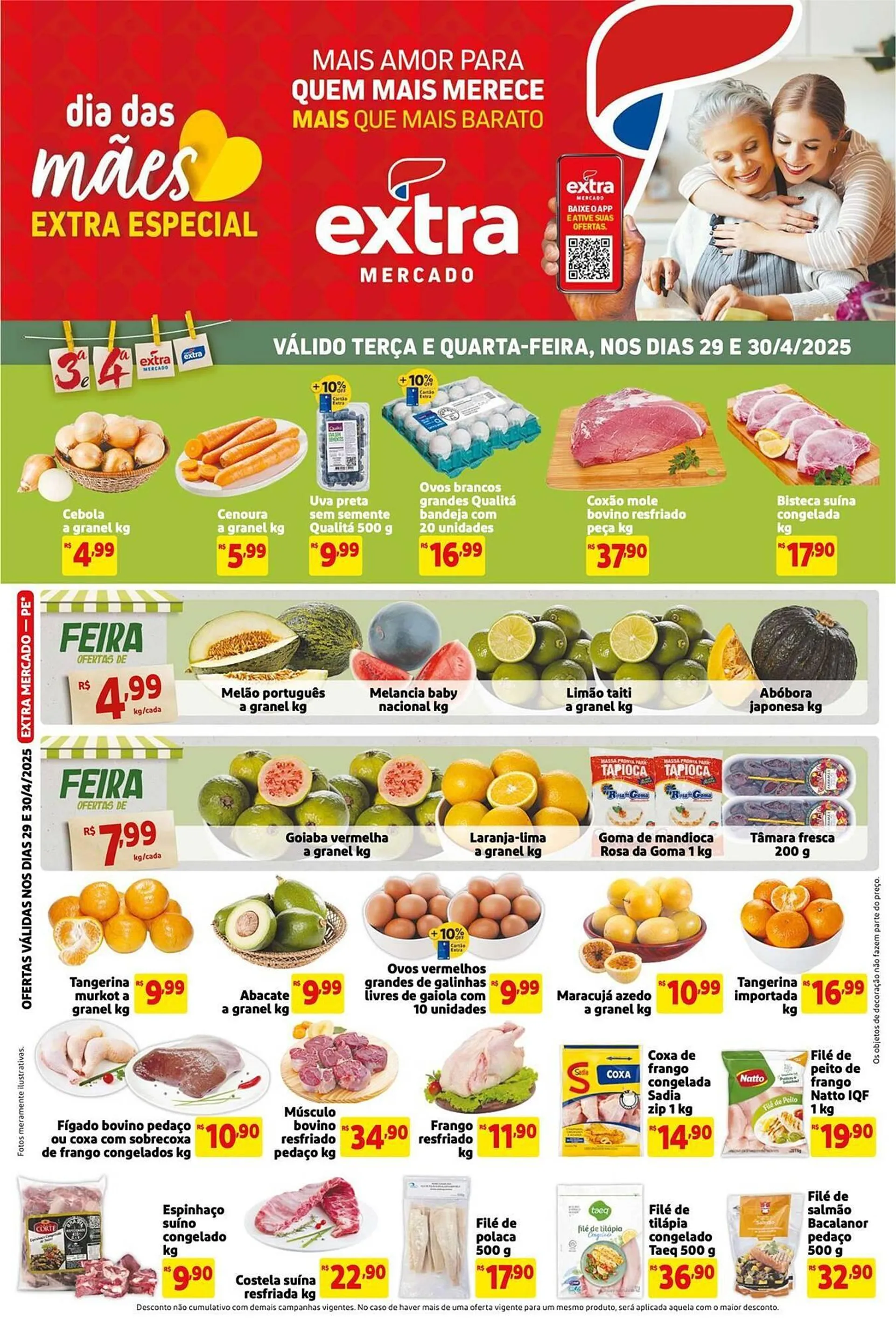 Encarte de Catálogo Extra 29 de abril até 30 de abril 2025 - Pagina 1