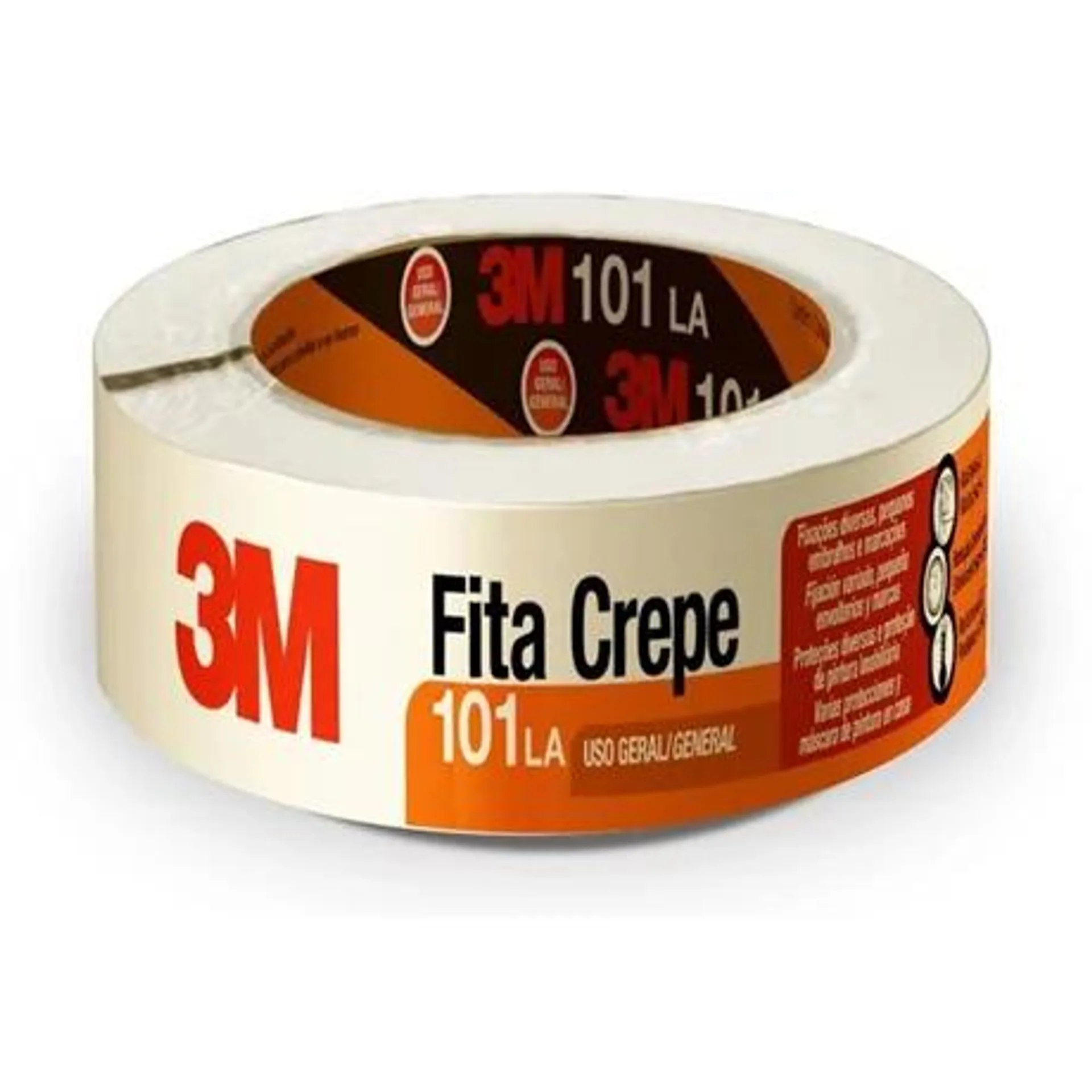 Fita Crepe Adesiva Uso Geral 48mm x 50m 101LA 3M