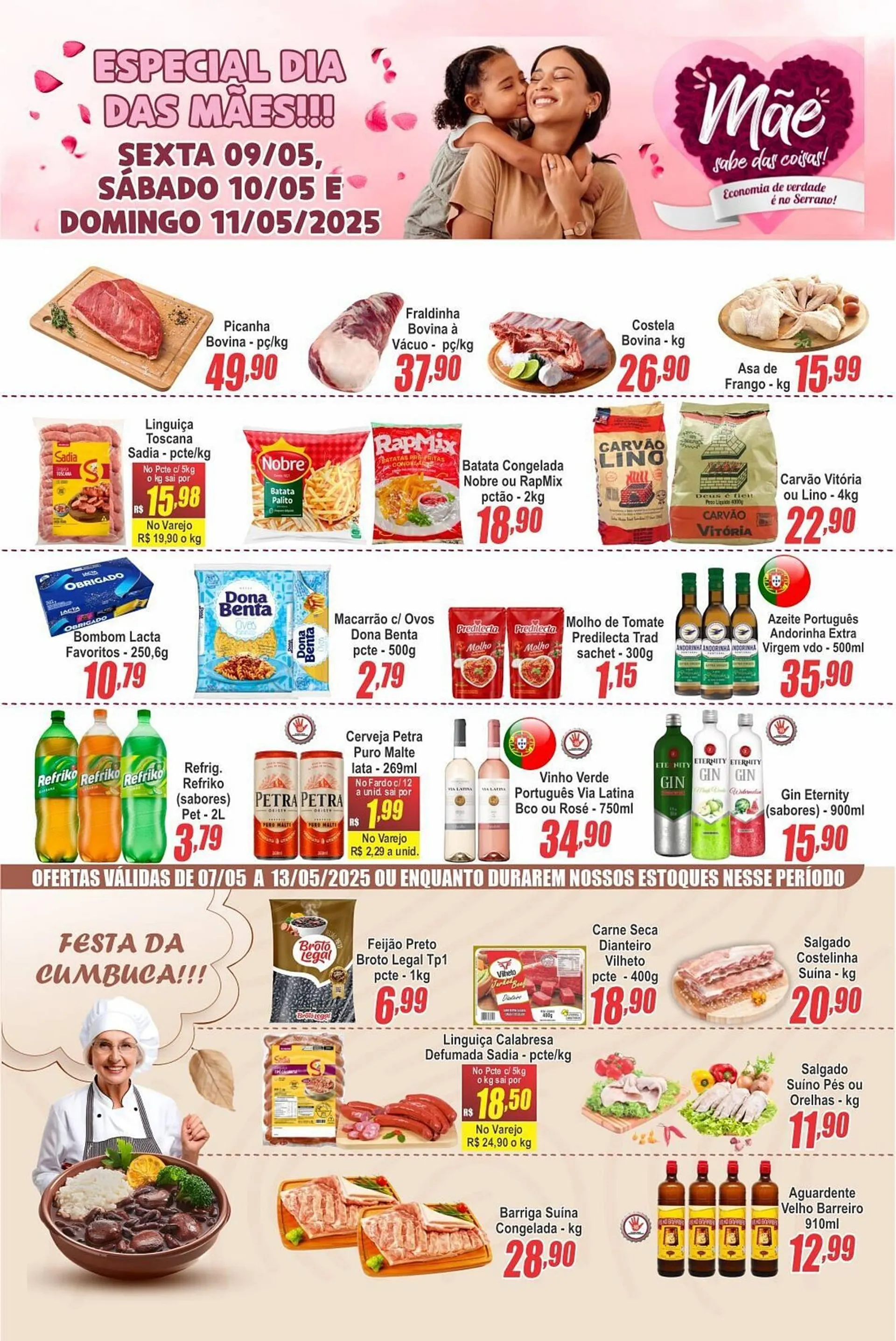 Encarte de Catálogo Serrano Supermercado 7 de maio até 13 de maio 2025 - Pagina 1