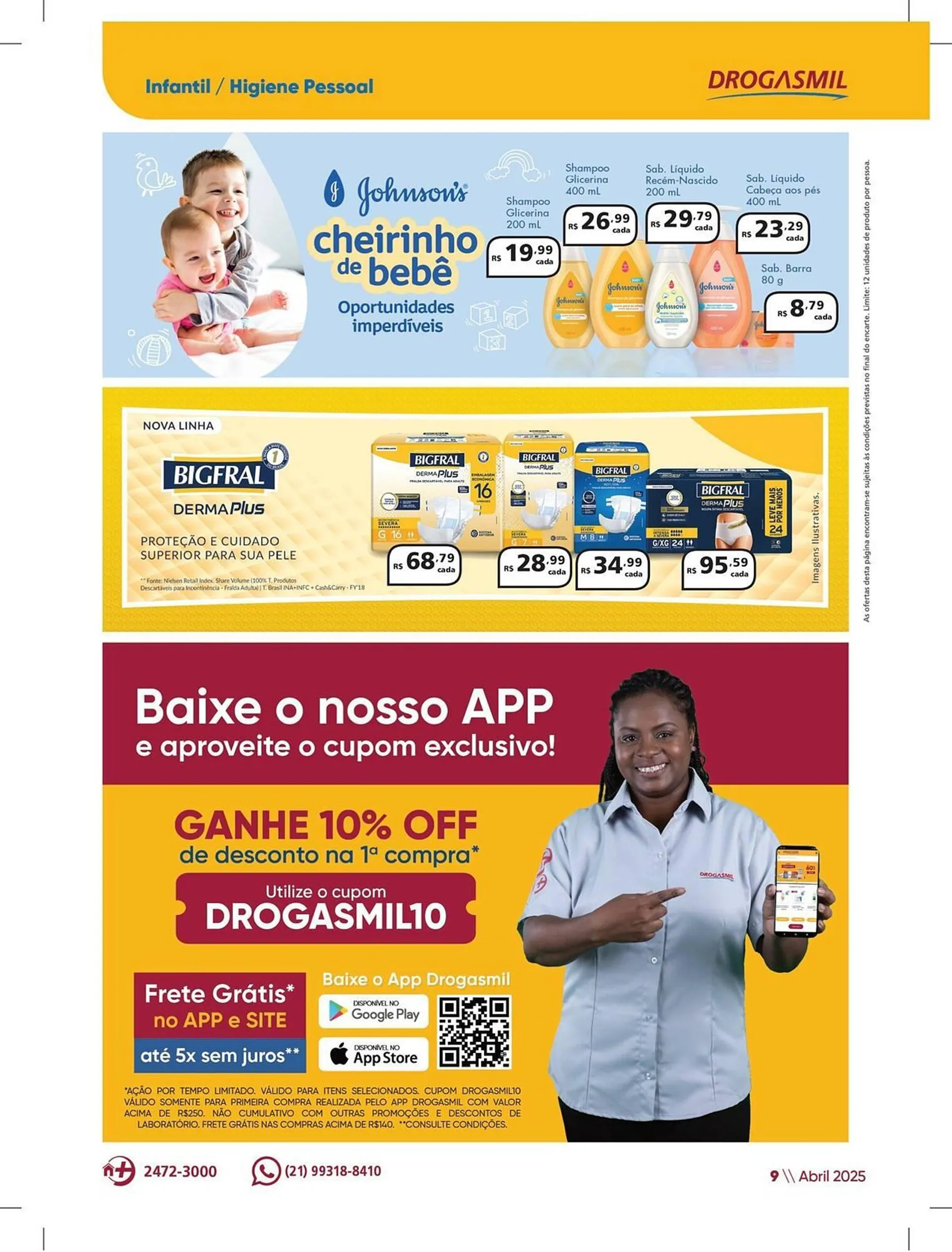 Encarte de Catálogo Drogasmil 9 de abril até 1 de maio 2025 - Pagina 9