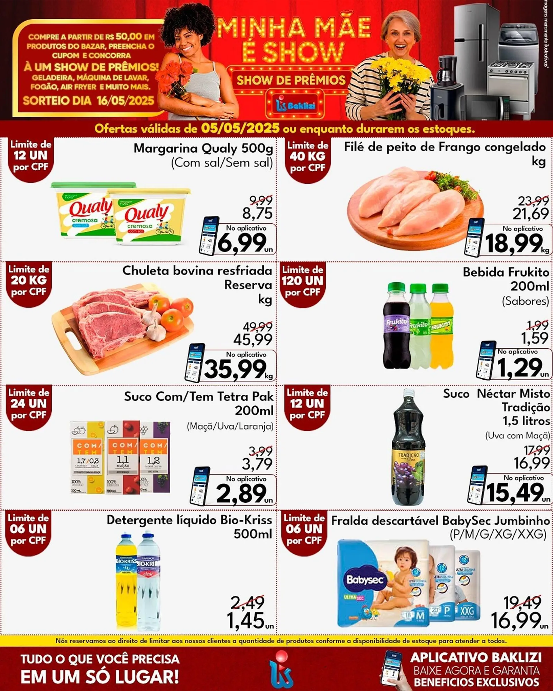 Encarte de Catálogo Supermercados Baklizi 5 de maio até 16 de maio 2025 - Pagina 2