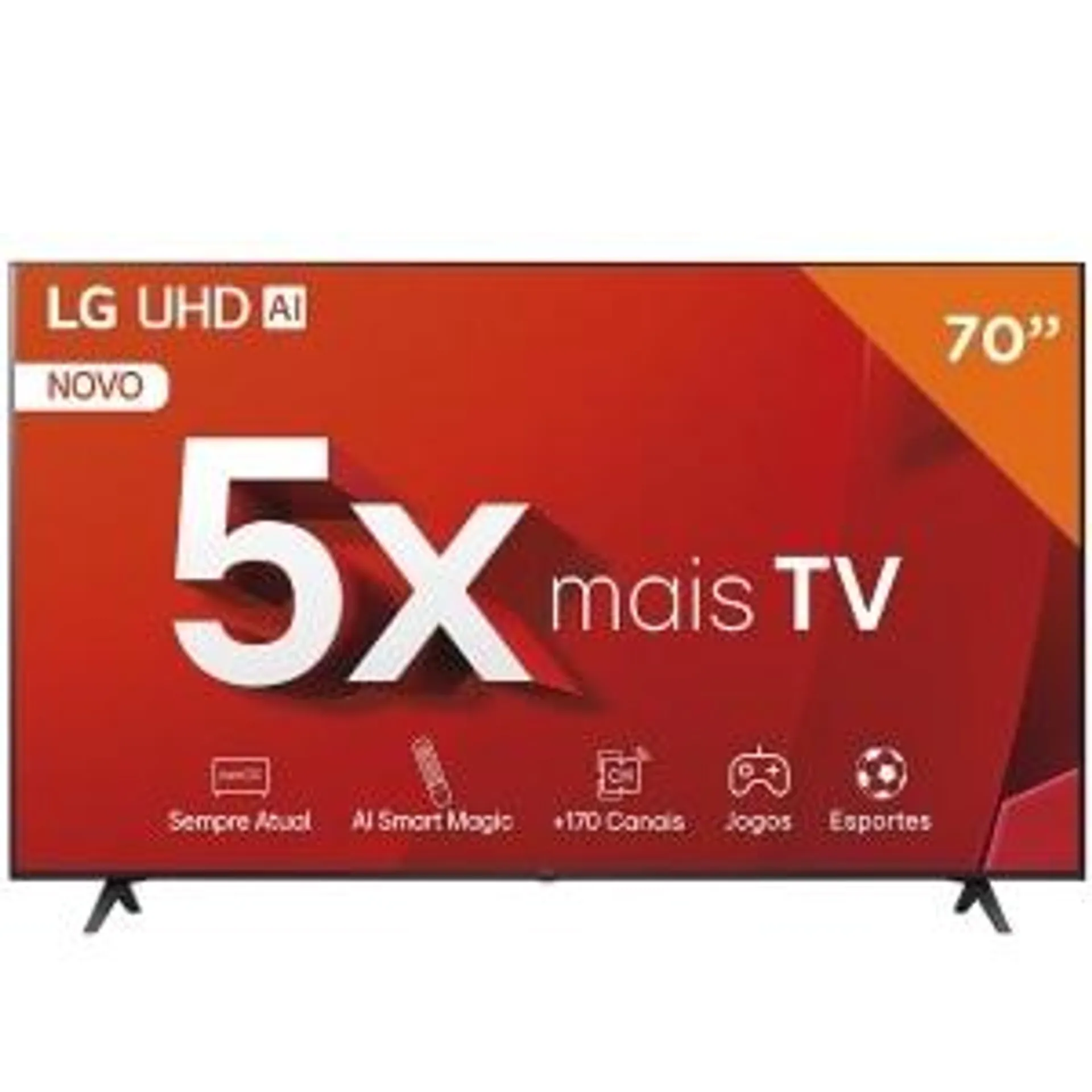 Smart TV LG 70 Polegadas, 4K UHD, LED, UT8050PSA