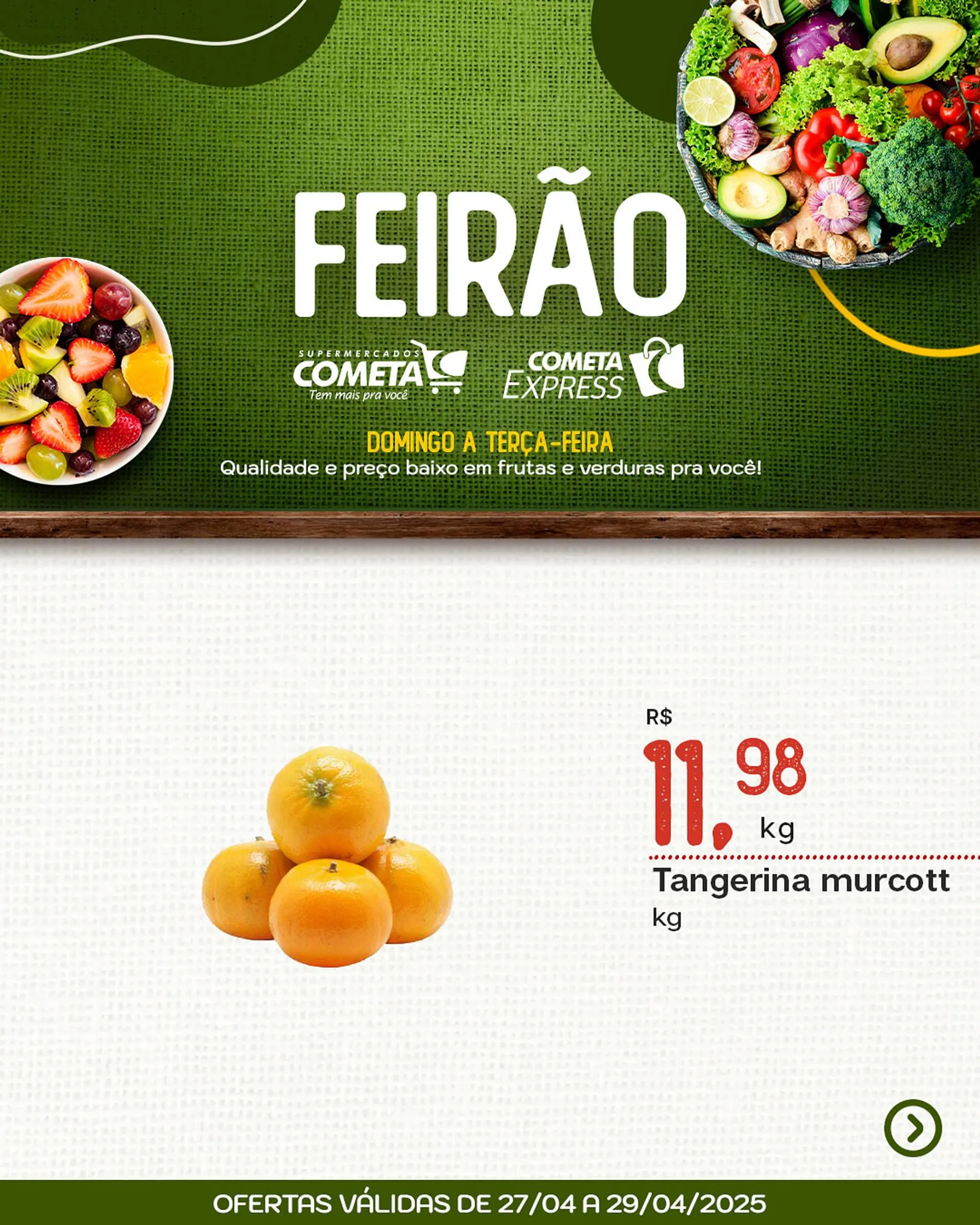 Encarte de Catálogo Cometa Supermercados 27 de abril até 29 de abril 2025 - Pagina 3