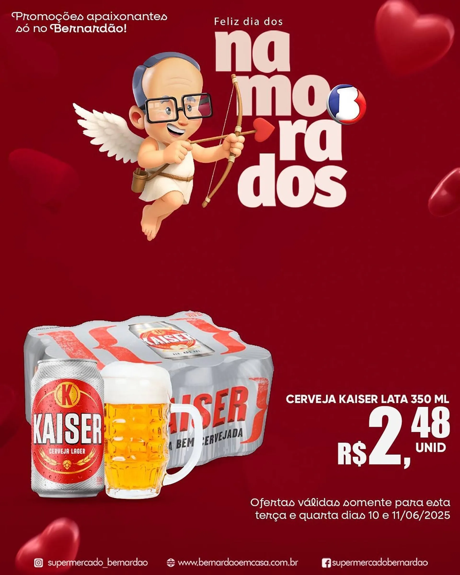 Encarte de Catálogo Supermercado Bernardão 10 de junho até 11 de junho 2025 - Pagina 1