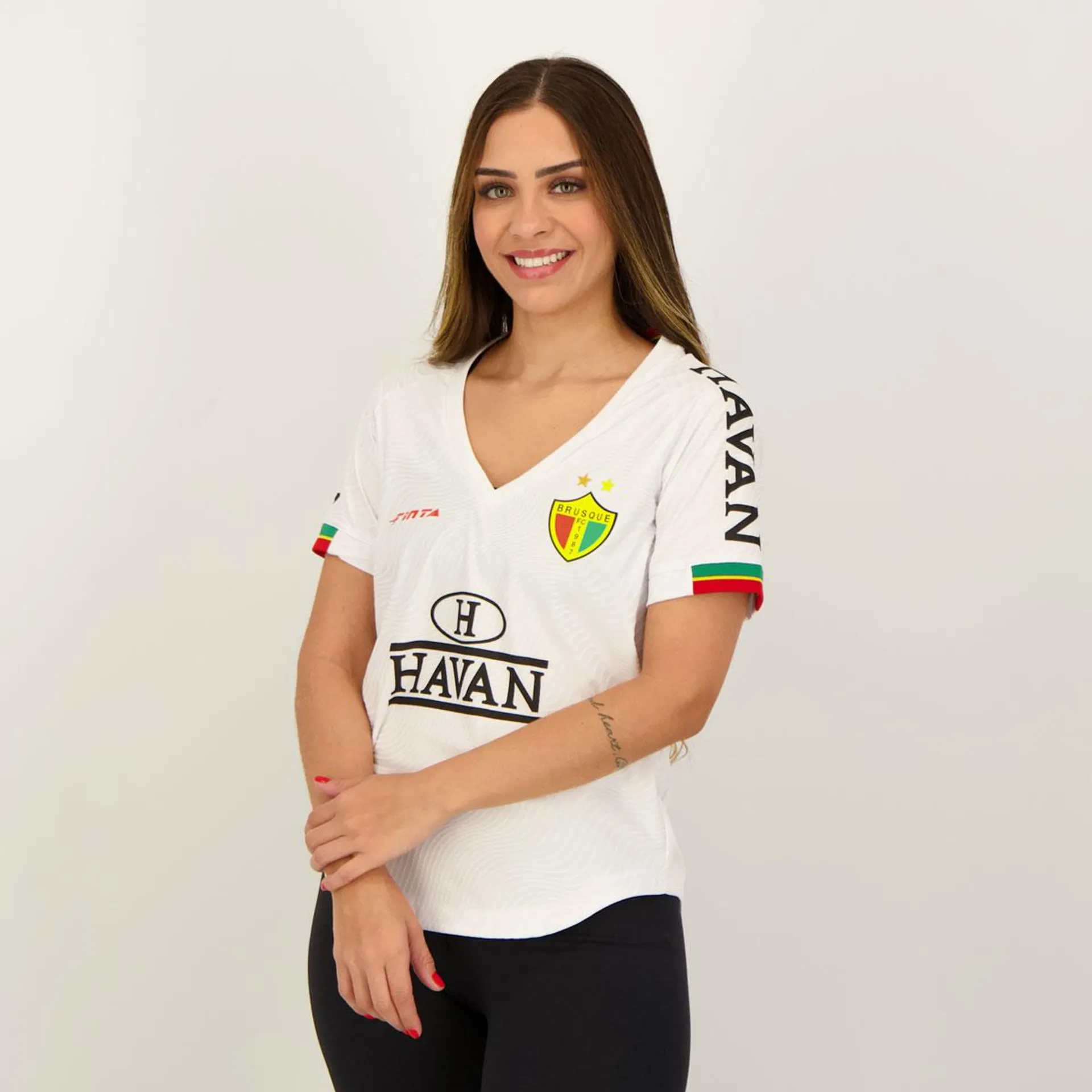 Camisa Finta Brusque I 2022 Feminina Branca