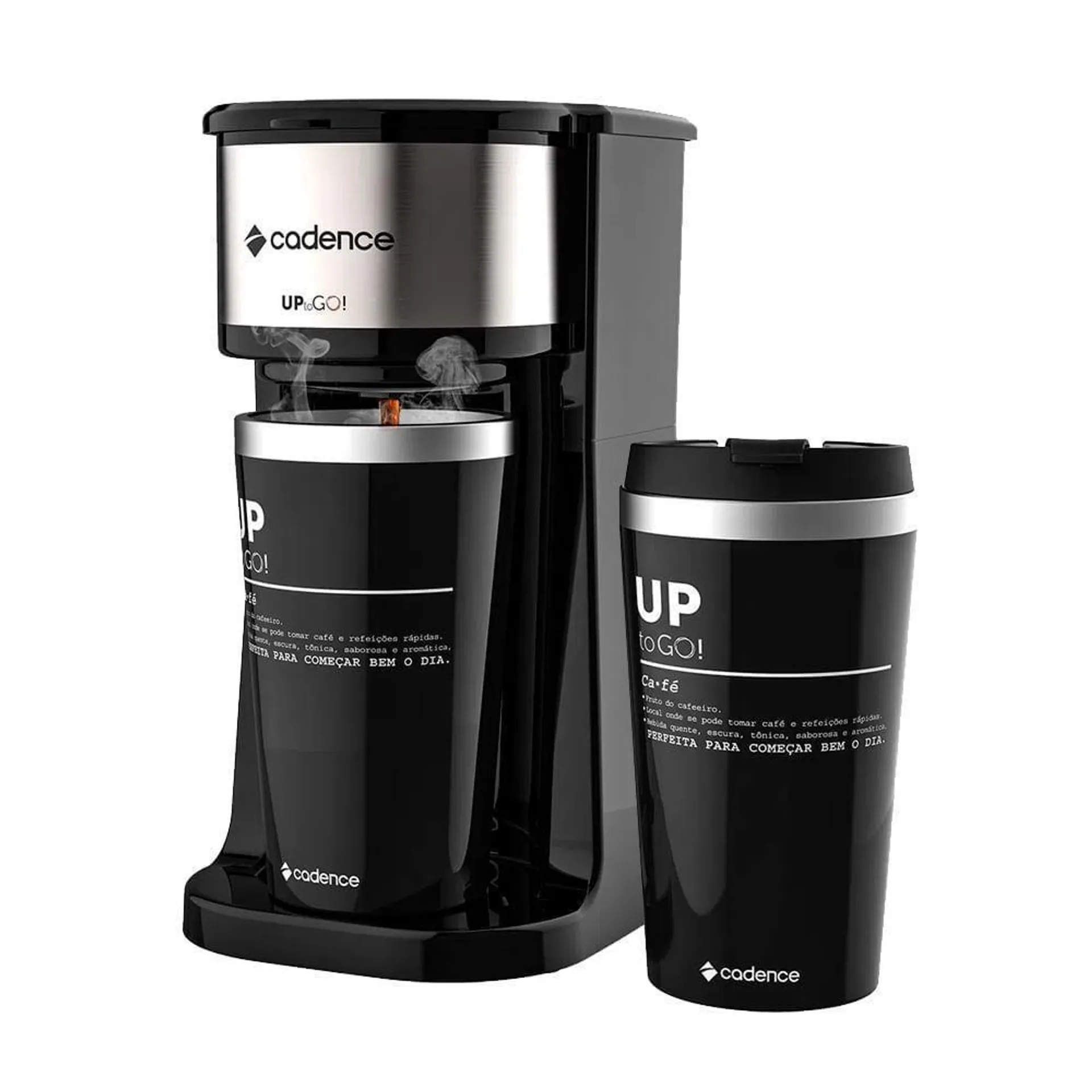 Cafeteira Elétrica Cadence To Go com 2 Copos Térmicos 127V - 110V