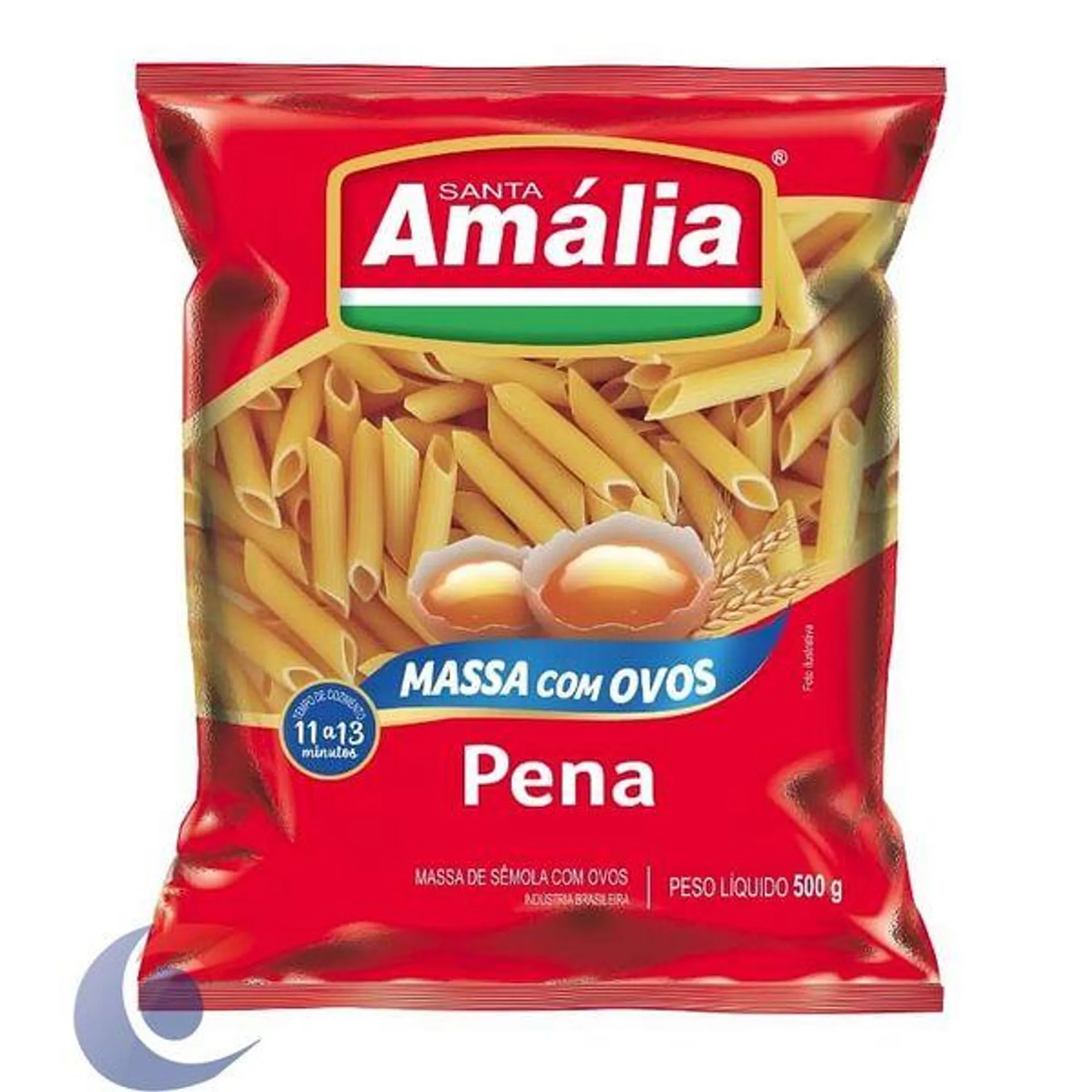 Massa Com Ovos Santa Amália Pene 500g