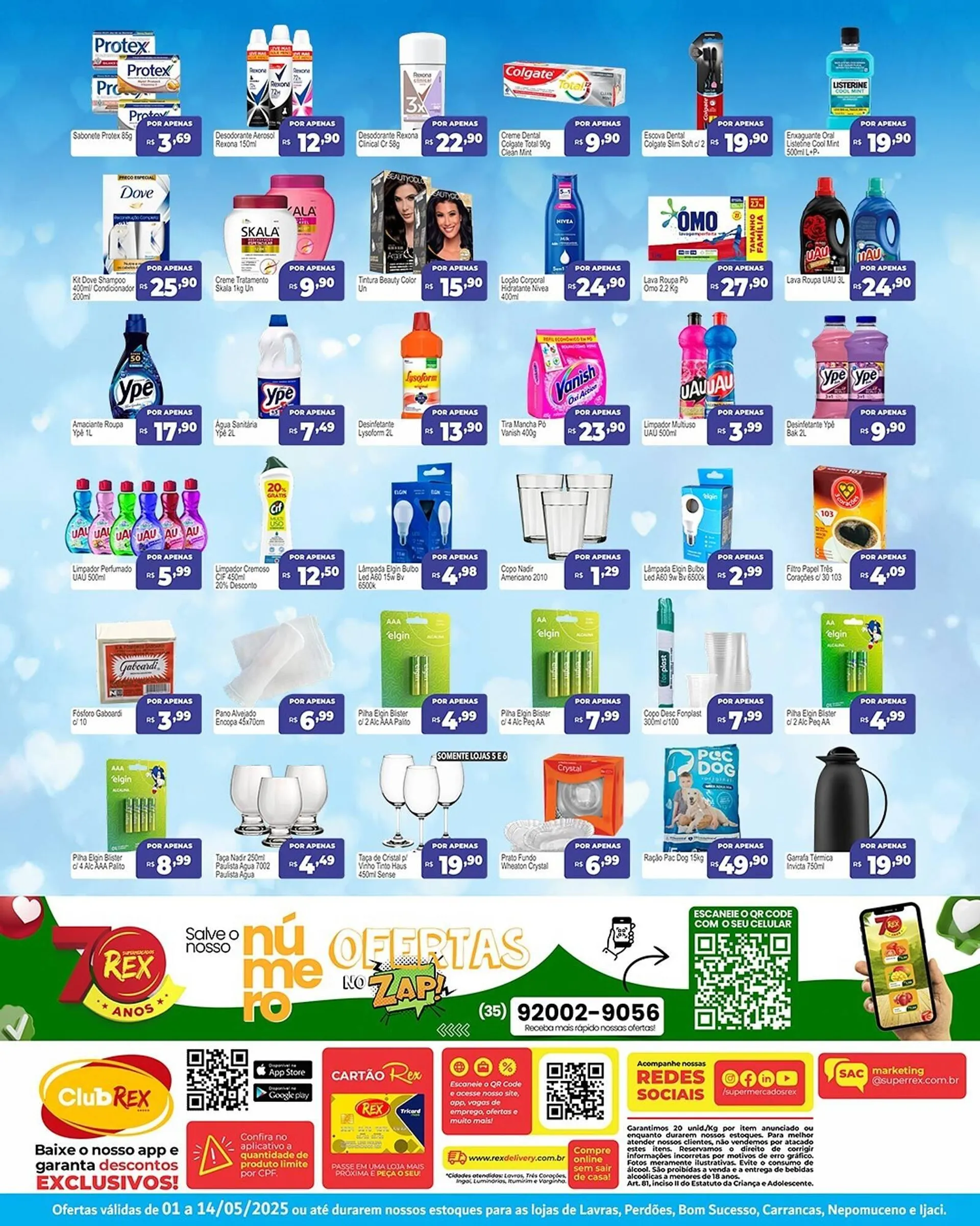 Encarte de Catálogo Supermercados Rex 1 de maio até 14 de maio 2025 - Pagina 4