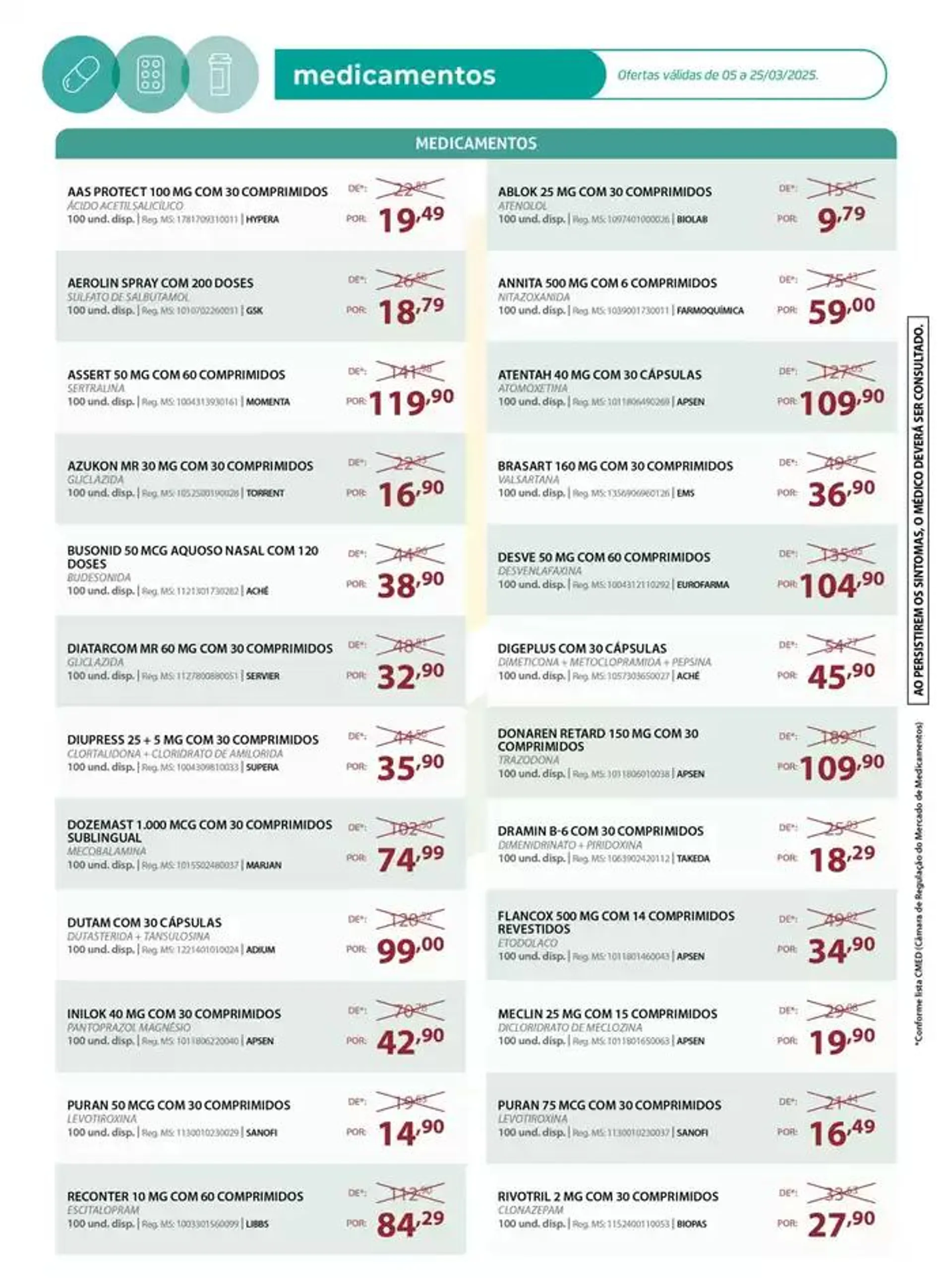 Encarte de Farmcia mensal 5 de março até 25 de março 2025 - Pagina 2