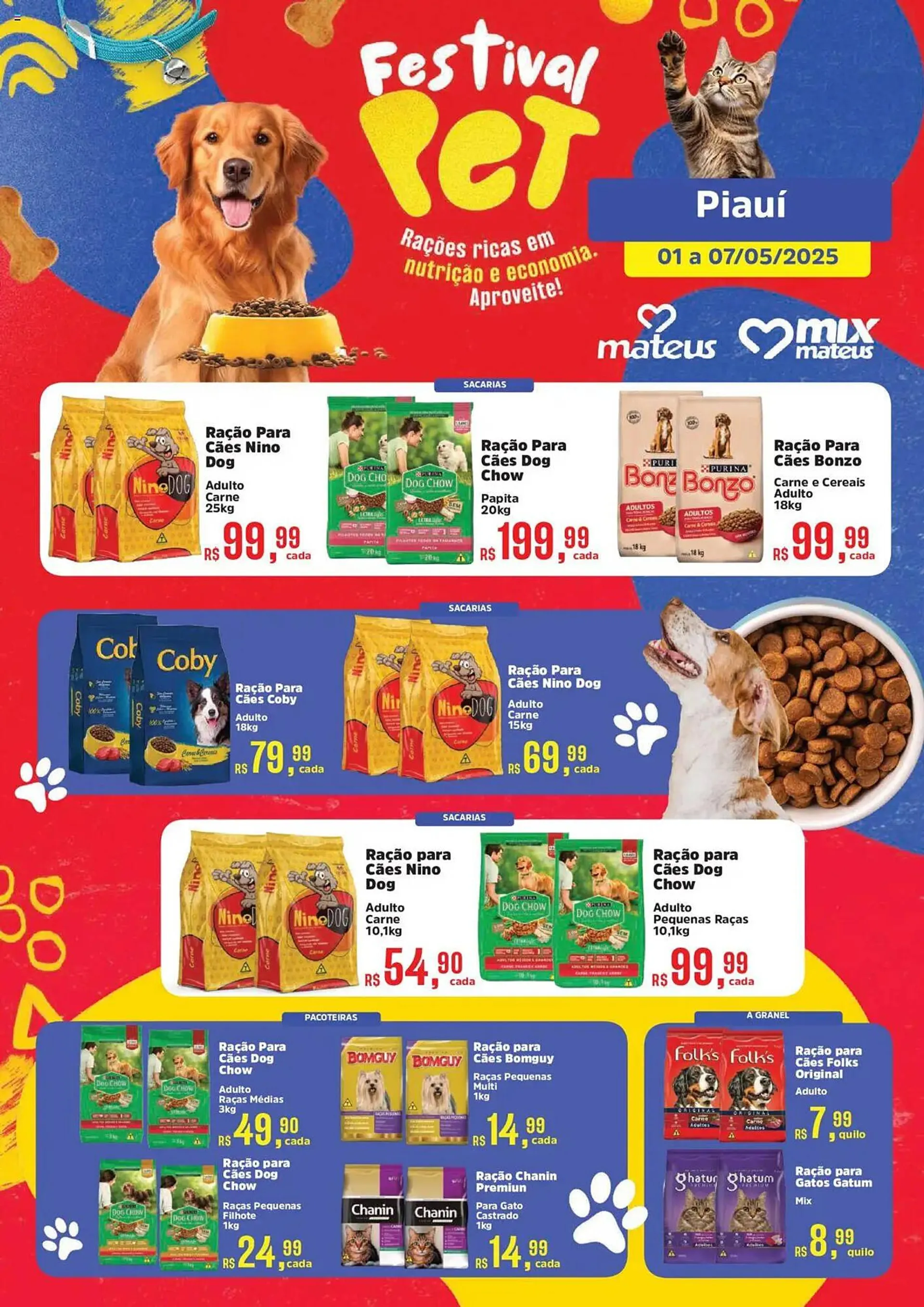 Encarte de Catálogo Supermercados Mateus 1 de maio até 7 de maio 2025 - Pagina 1