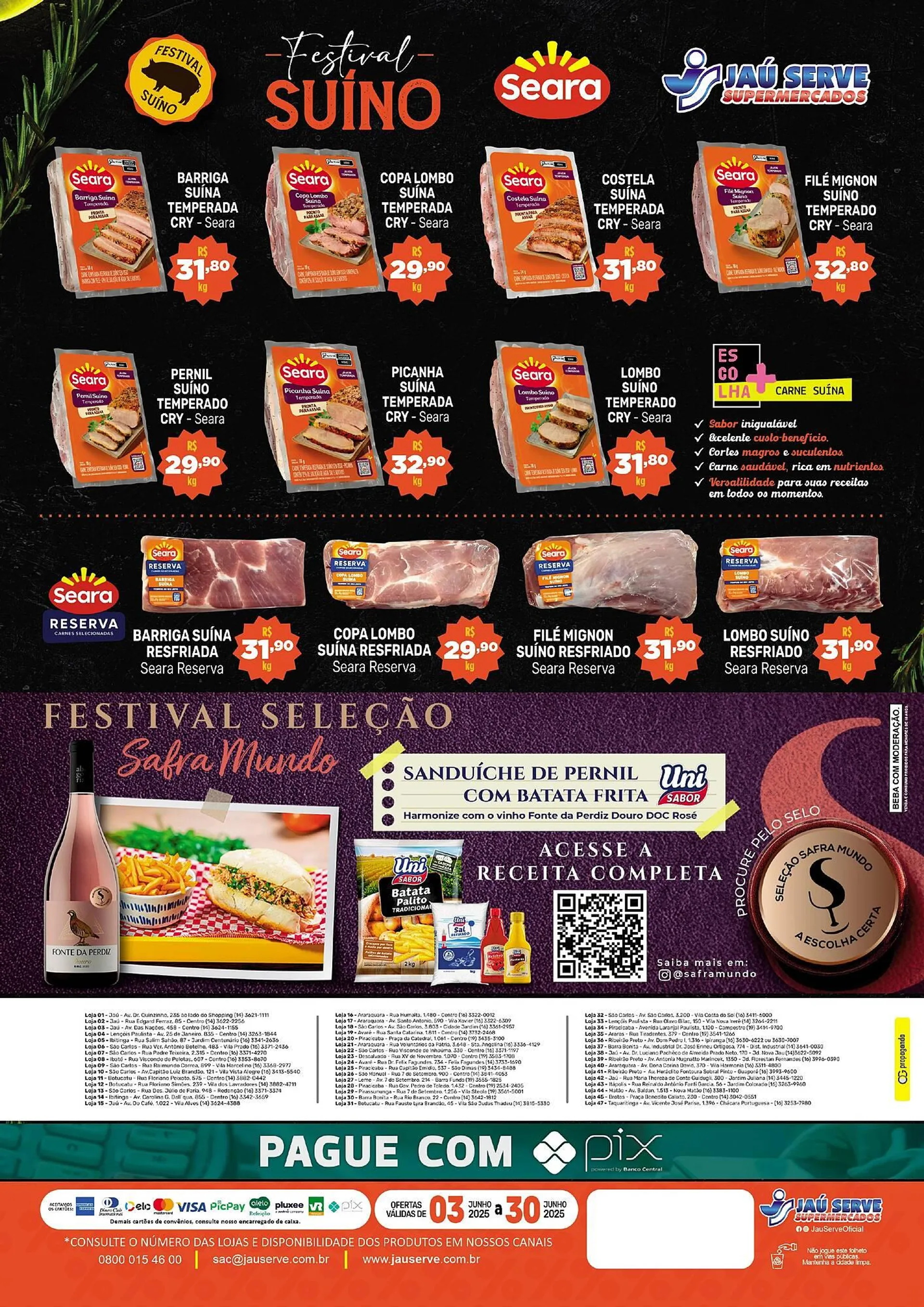 Encarte de Catálogo Supermercados Jau Serve 3 de junho até 30 de junho 2025 - Pagina 2