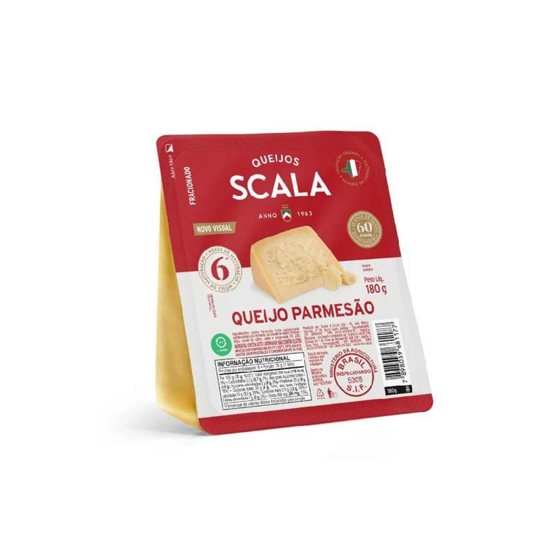 Queijo Parmesão Scala Fracionado 180g