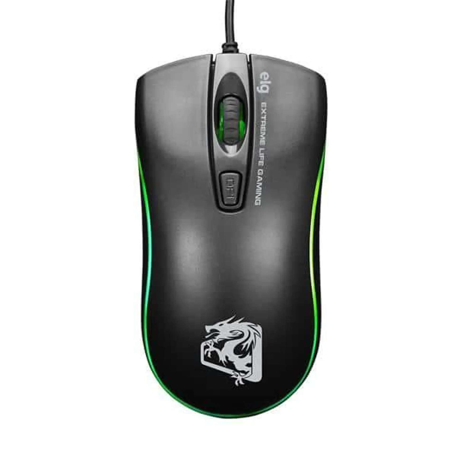 Mouse Gamer USB 2400dpi Dragon War MGDW Elg CX 1 UN