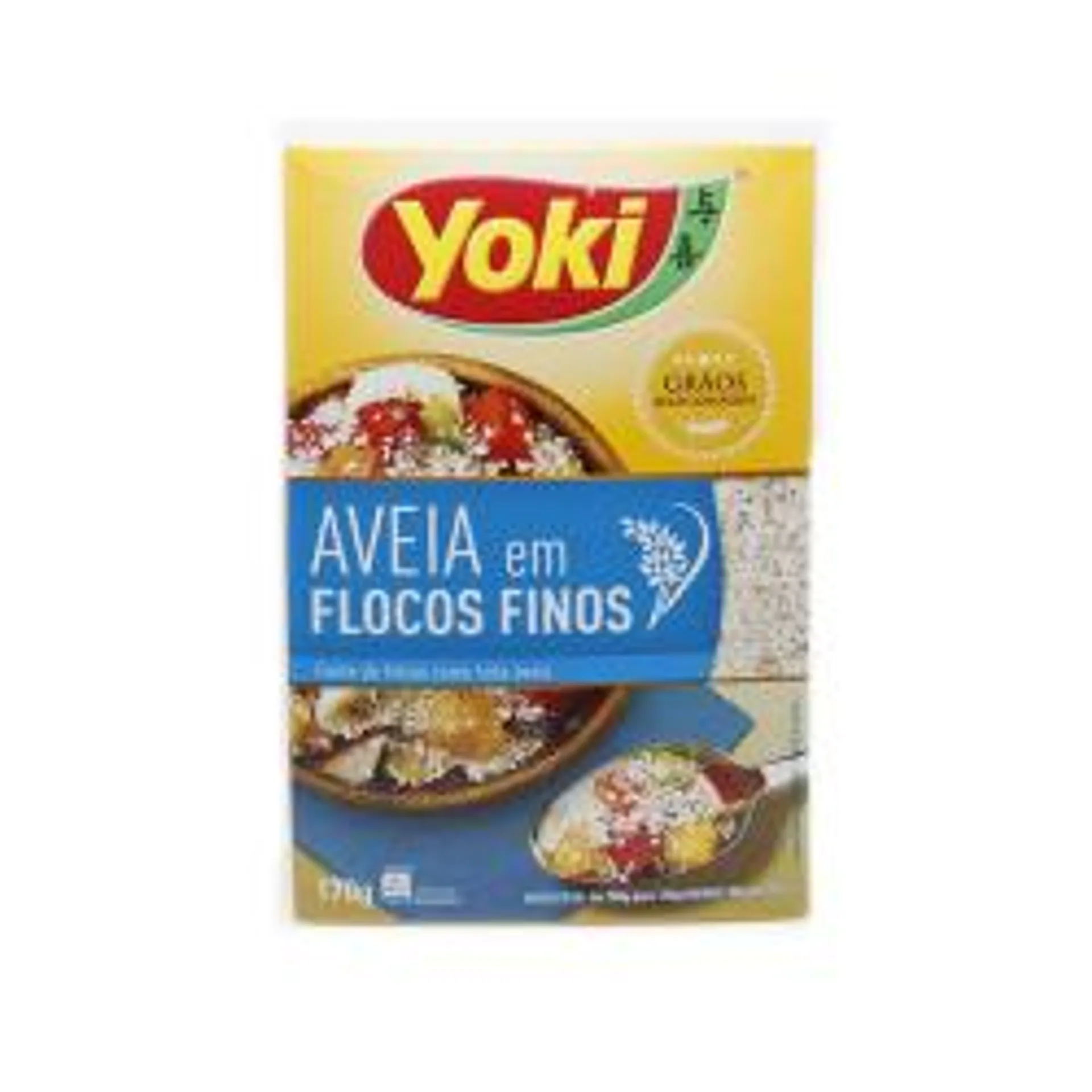 Aveia Em Flocos Yoki Finos 170g