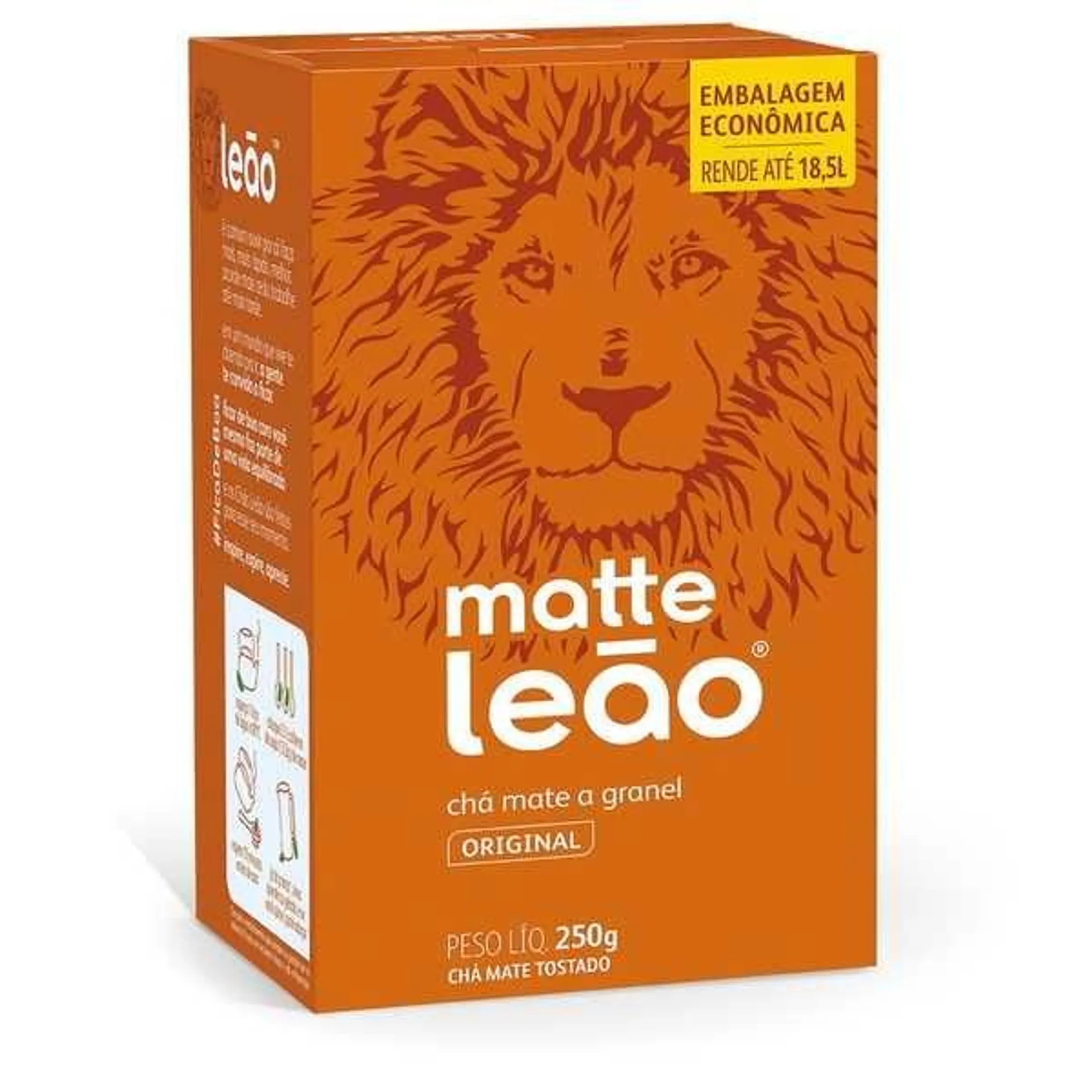 Chá Matte Original a Granel 250g 1 UN Leão