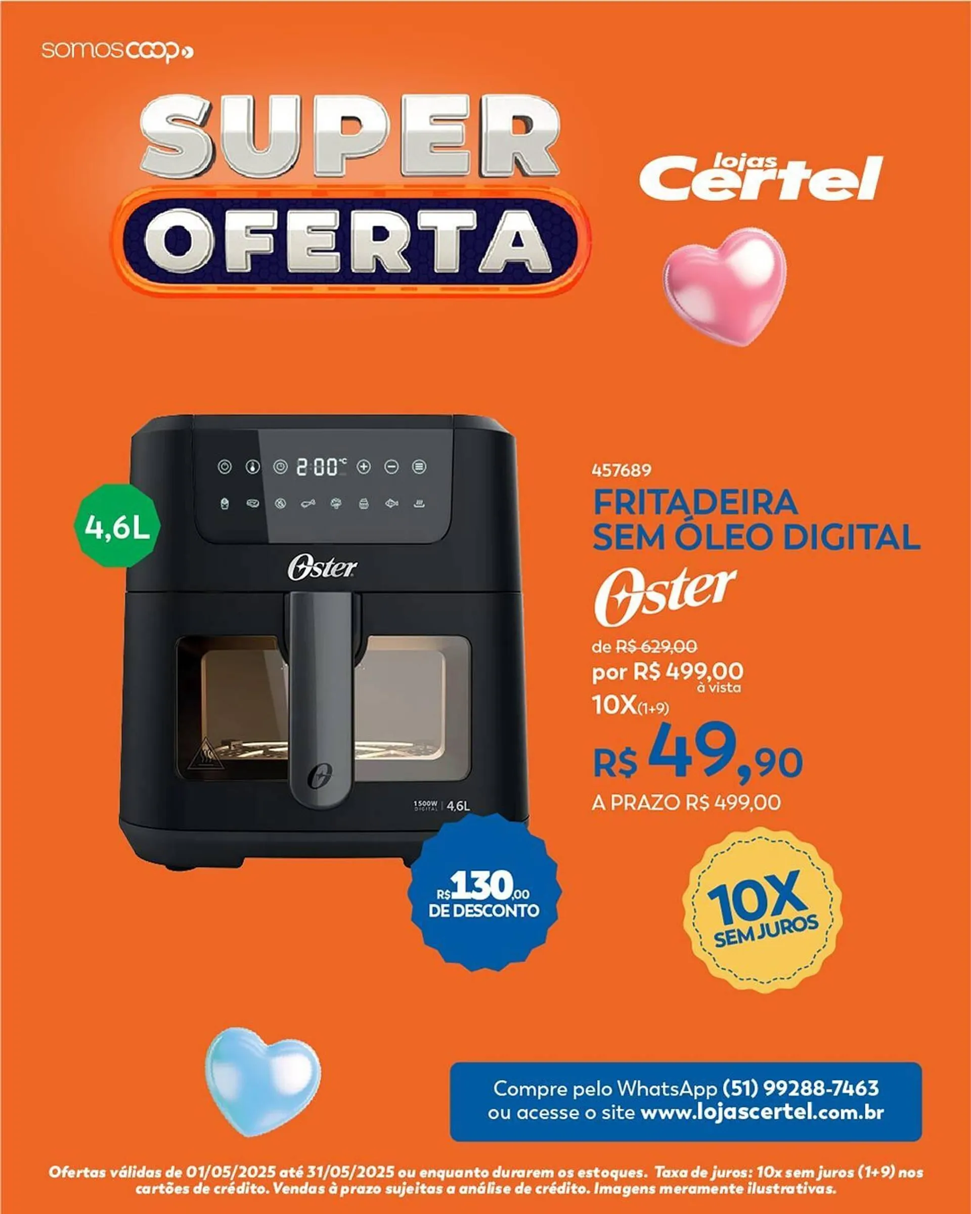 Encarte de Catálogo Lojas Certel 12 de maio até 31 de maio 2025 - Pagina 1