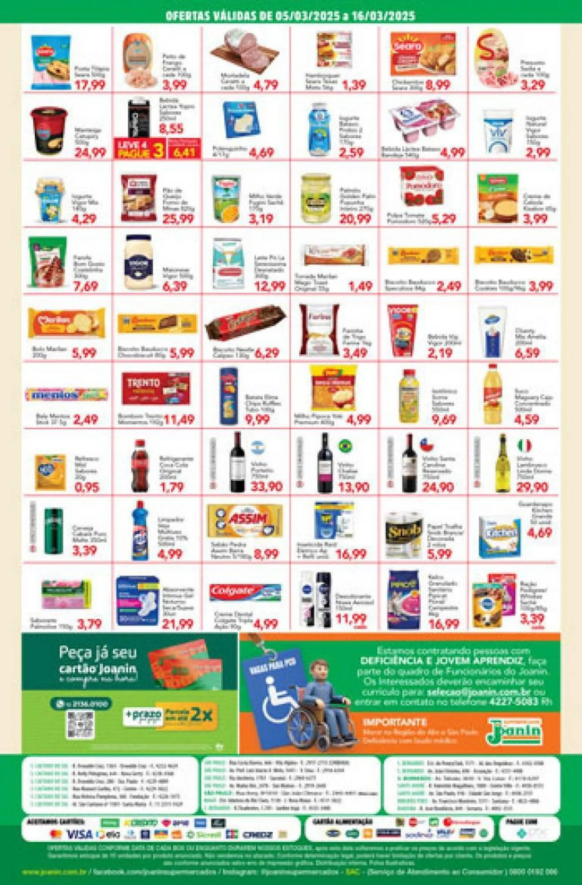 Encarte de Catálogo Supermercados Joanin 5 de março até 16 de março 2025 - Pagina 2