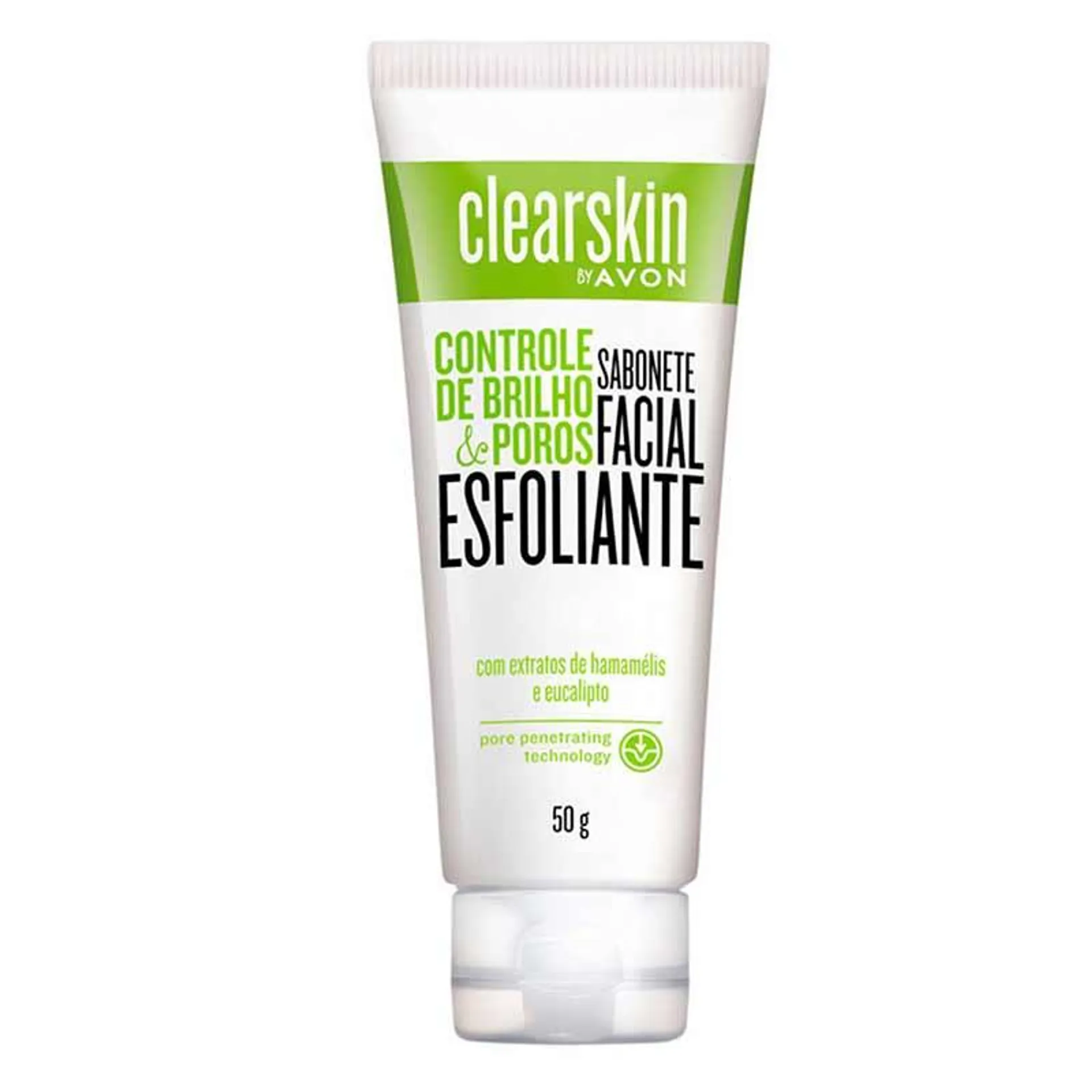 Sabonete Facial Esfoliante Avon Clearskin