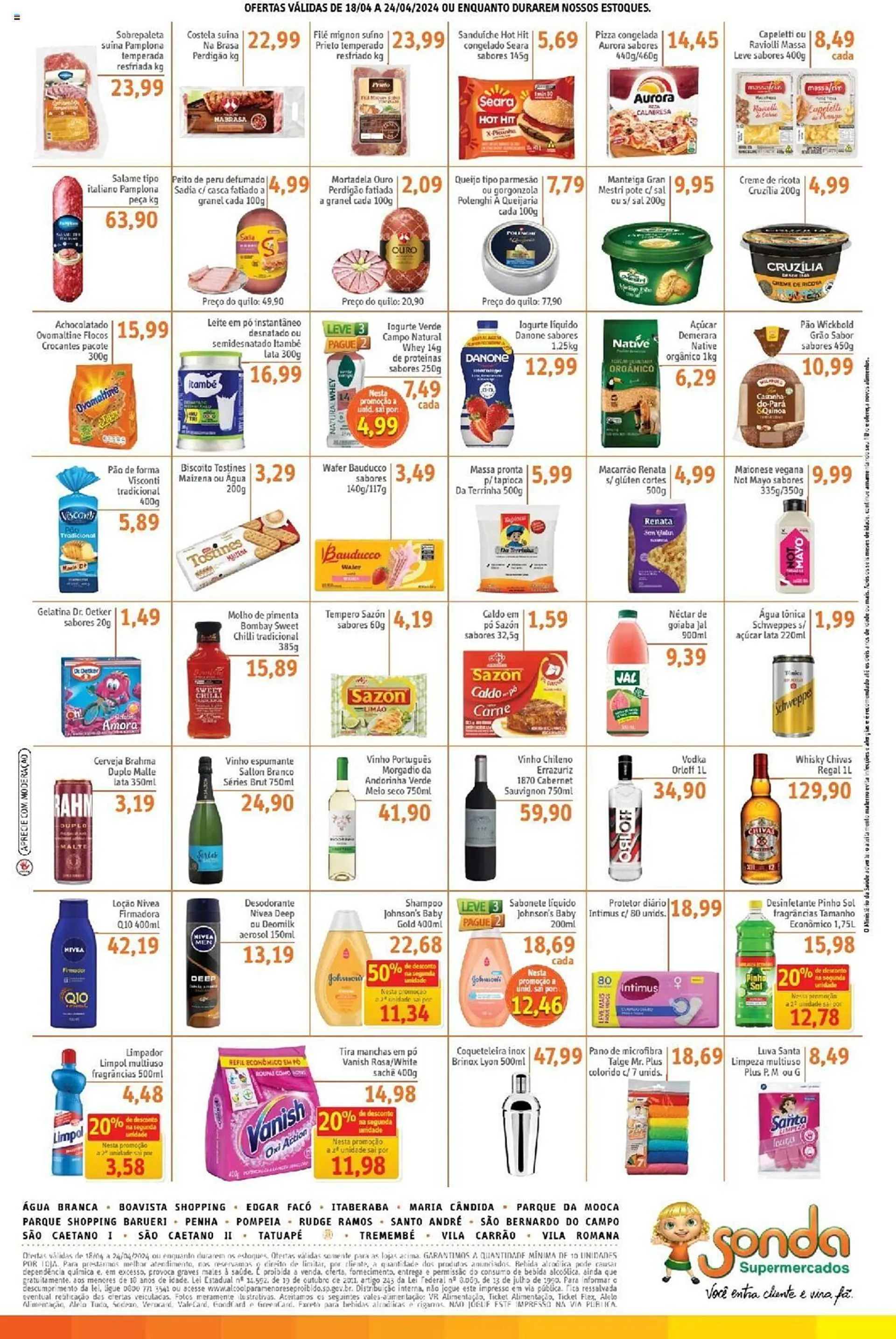 Encarte de Catálogo Sonda 18 de abril até 24 de abril 2024 - Pagina 2