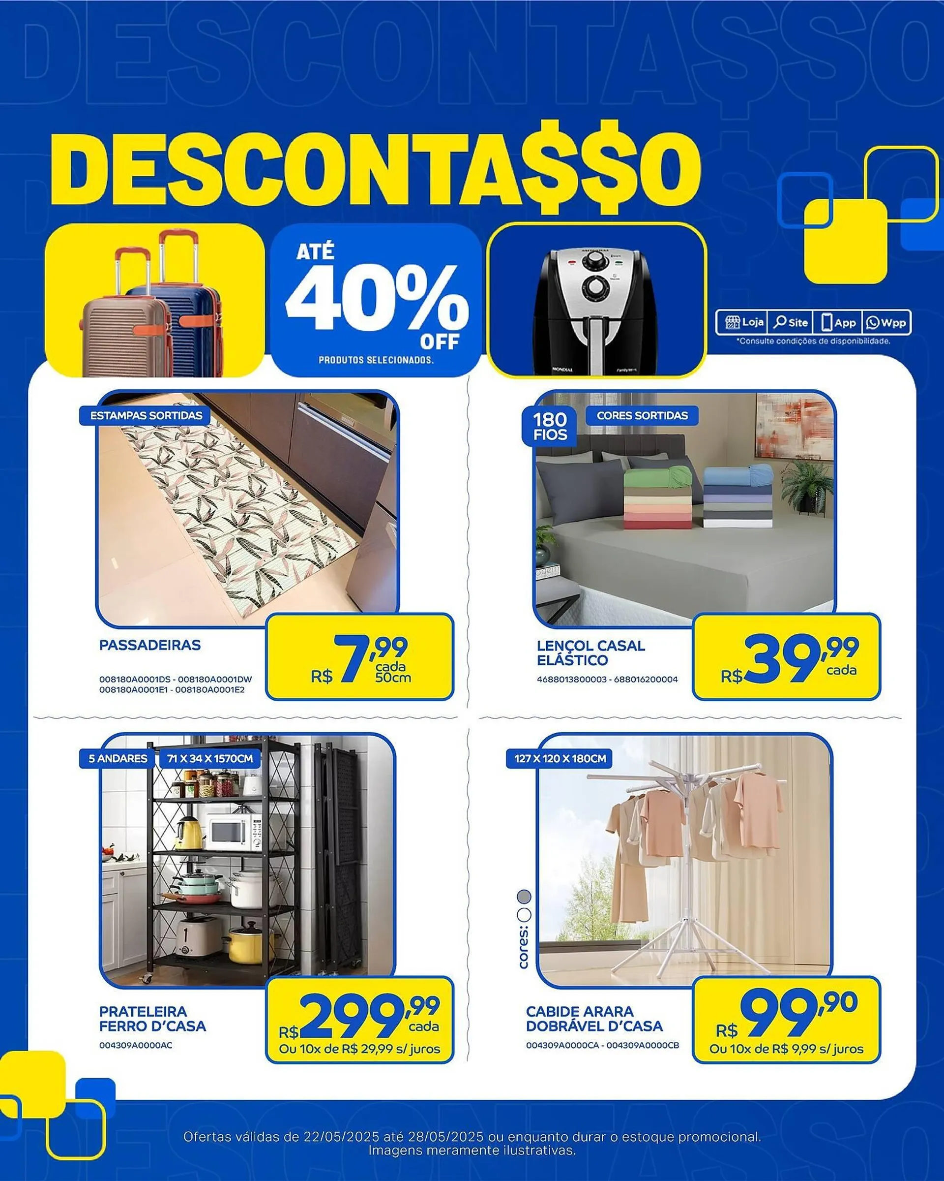 Encarte de Catálogo Casa Freitas 22 de maio até 28 de maio 2025 - Pagina 1