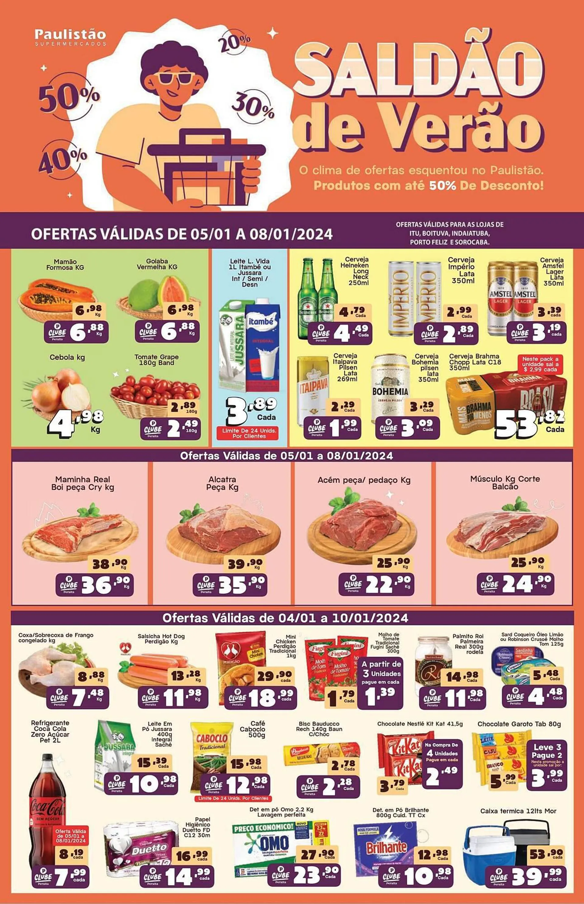 Encarte de Catálogo Paulistão Supermercados 5 de janeiro até 8 de janeiro 2024 - Pagina 